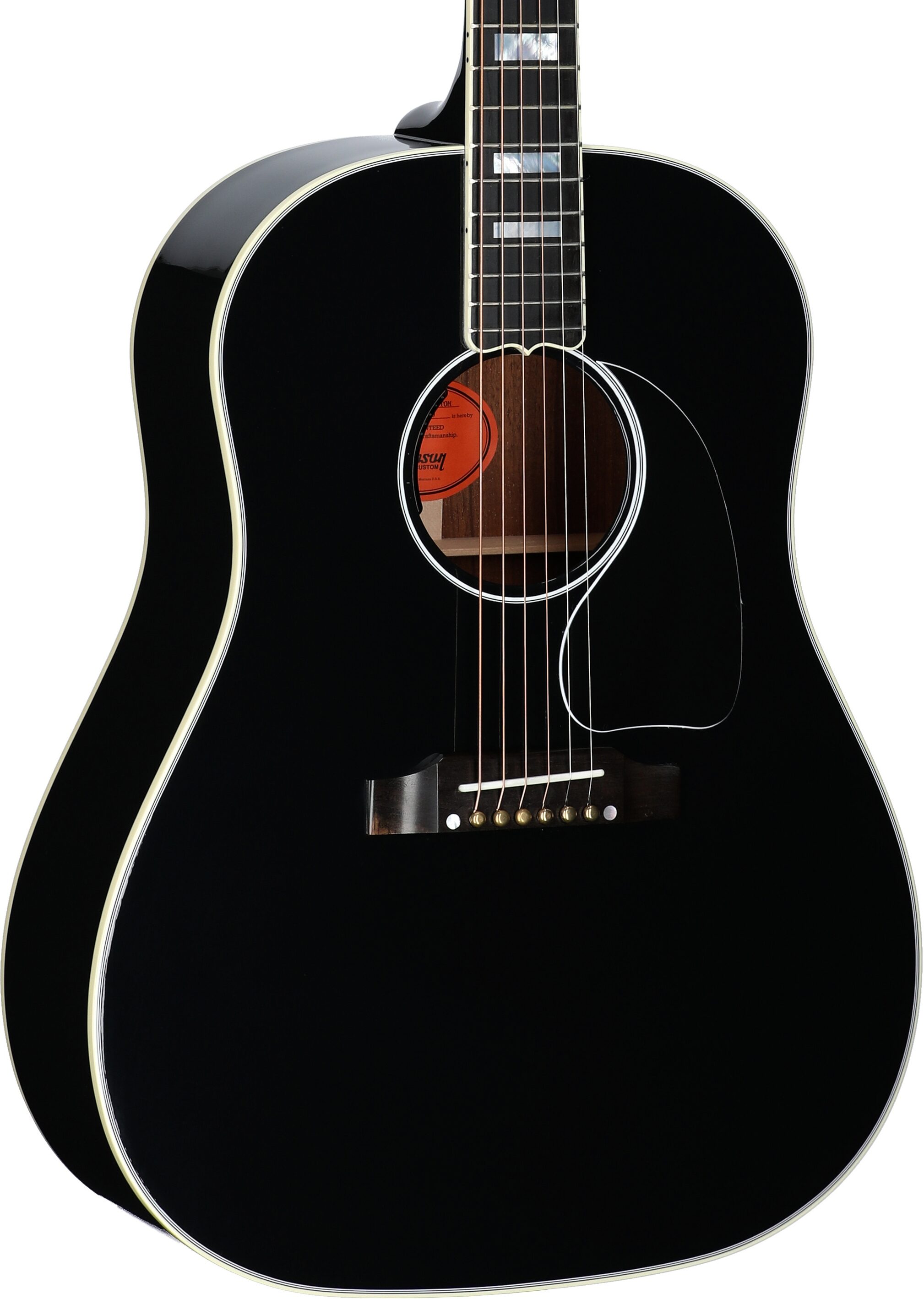 Gibson Custom J-45 Acoustic-Electric Guitar (with Case) 1 Gibson Custom J-45 Acoustic-Electric Guitar (with Case)