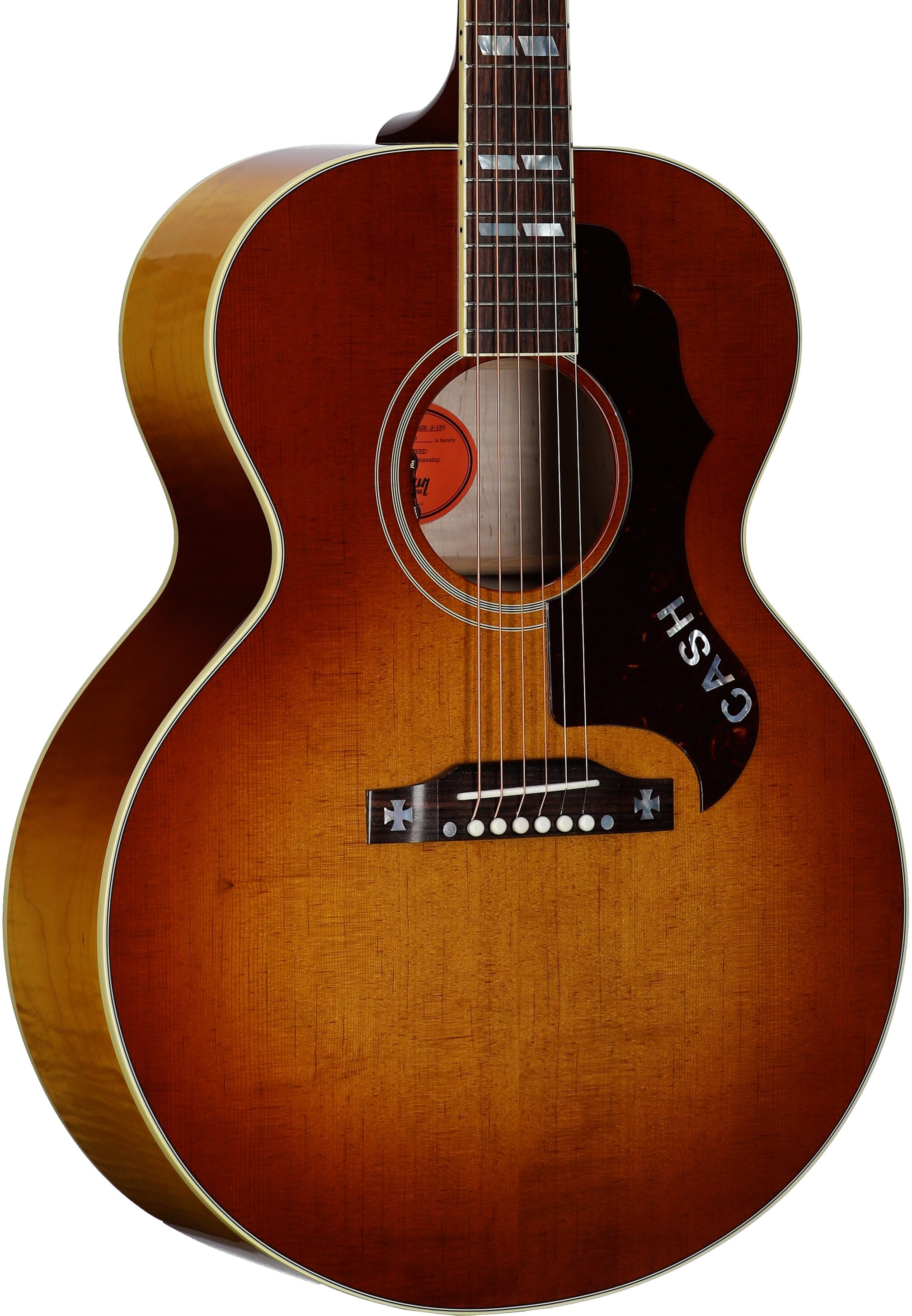 Gibson Limited Edition Custom Shop Rosanne Cash J-185 Jumbo Acoustic-Electric Guitar, (with Case) 1 Gibson Limited Edition Custom Shop Rosanne Cash J-185 Jumbo Acoustic-Electric Guitar, (with Case)