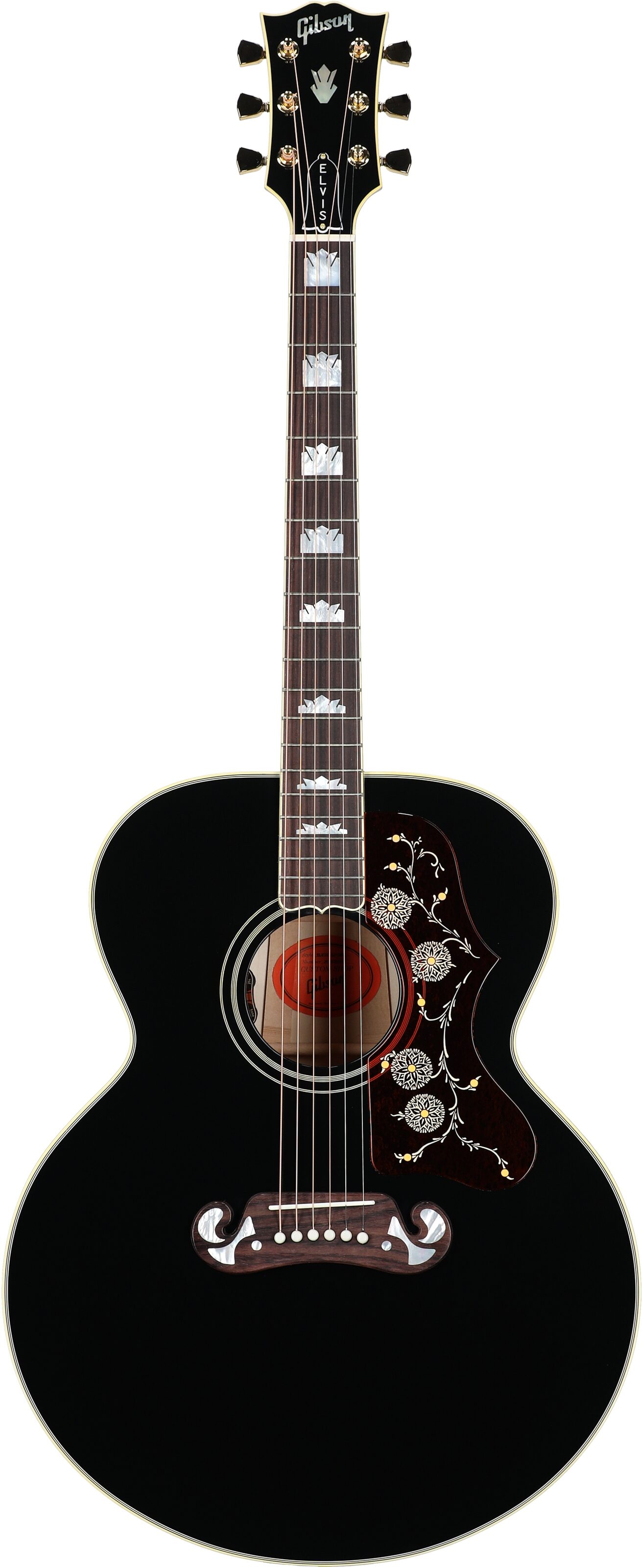 Gibson Elvis Presley SJ-200 Jumbo Acoustic-Electric Guitar (with Case) 2 Gibson Elvis Presley SJ-200 Jumbo Acoustic-Electric Guitar (with Case)