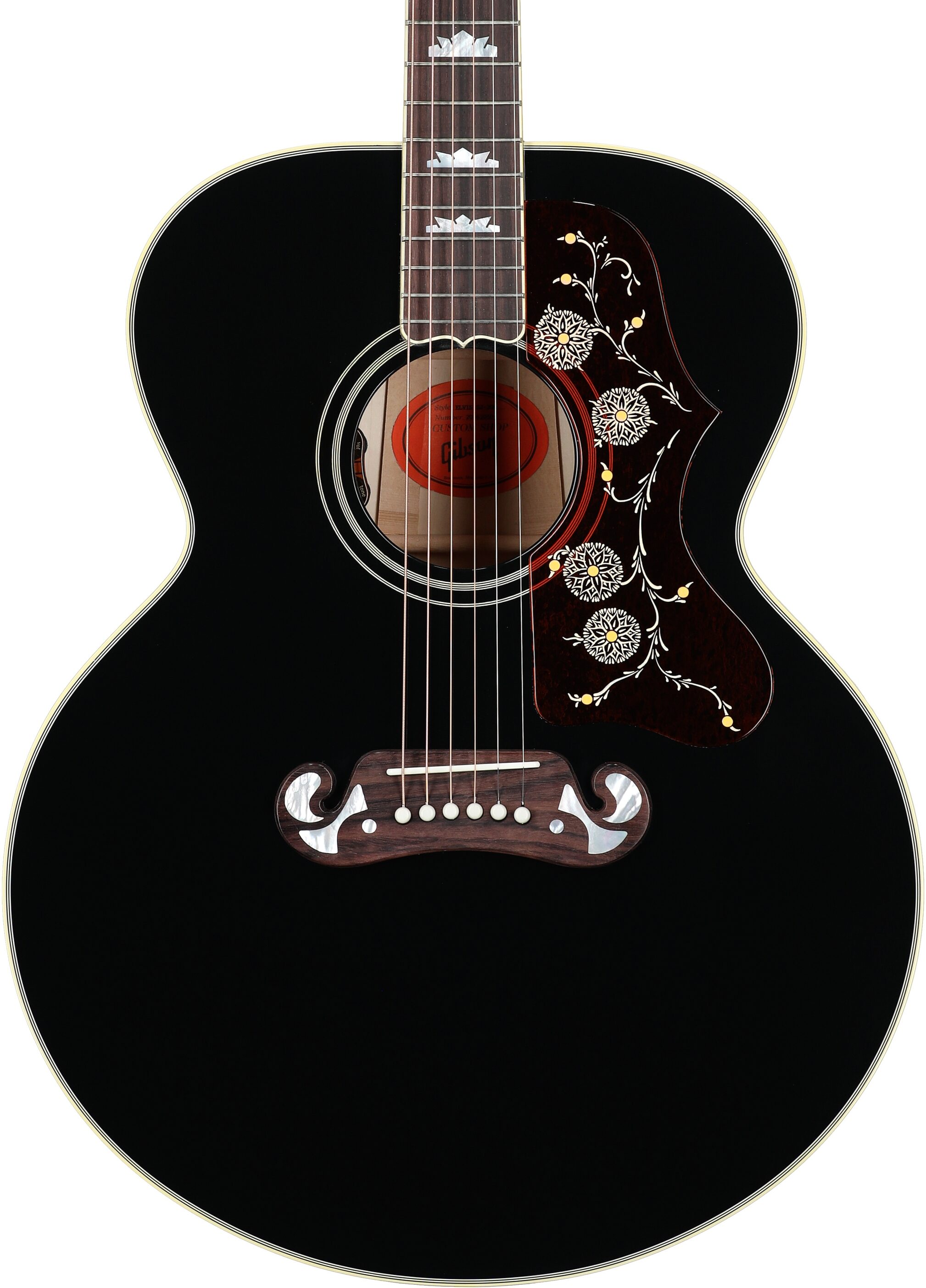 Gibson Elvis Presley SJ-200 Jumbo Acoustic-Electric Guitar (with Case) 5 Gibson Elvis Presley SJ-200 Jumbo Acoustic-Electric Guitar (with Case)