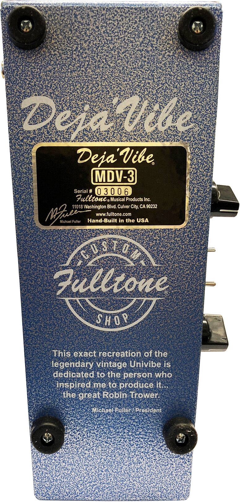 Fulltone CS Mini-DejaVibe3 v2 Rotary Pedal 3 Fulltone CS Mini-DejaVibe3 v2 Rotary Pedal