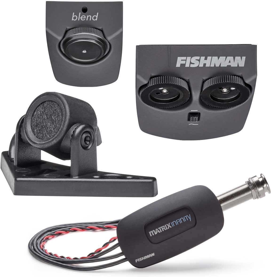 Fishman Matrix Infinity Mic Blend Pickup and Preamp System 1 Fishman Matrix Infinity Mic Blend Pickup and Preamp System