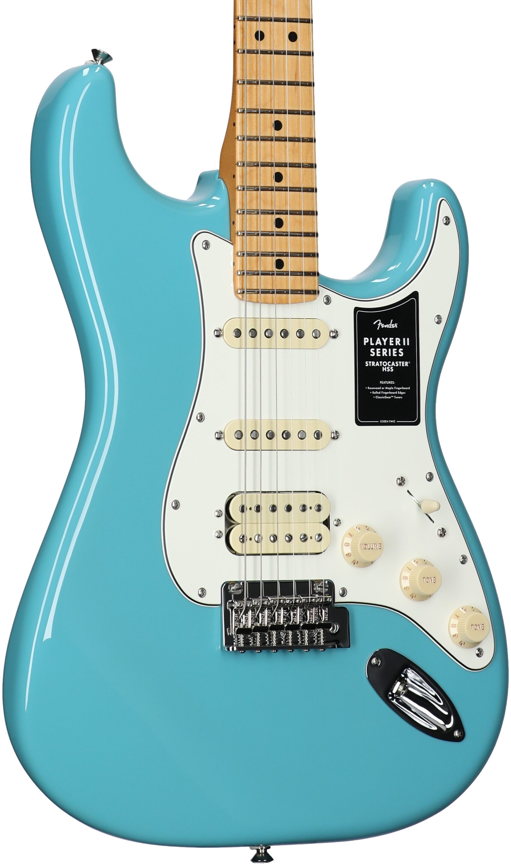 Fender Player II Stratocaster HSS Electric Guitar, with Maple Fingerboard 3 Fender Player II Stratocaster HSS Electric Guitar, with Maple Fingerboard