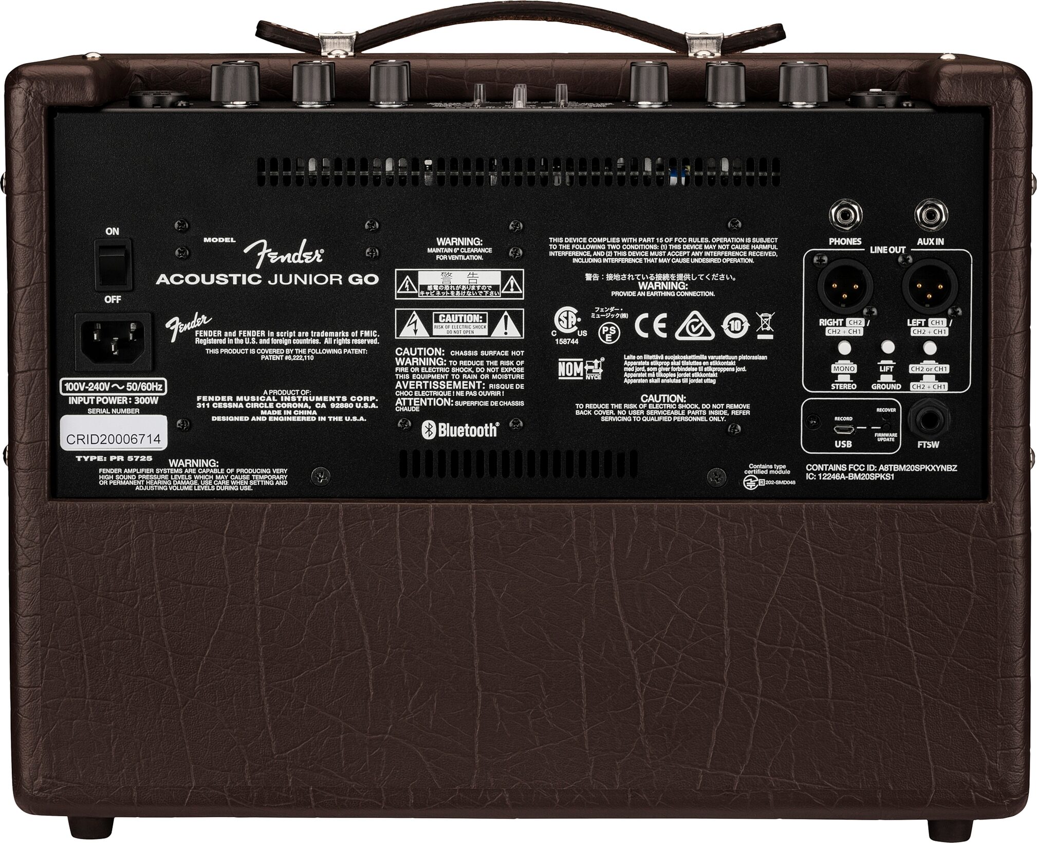 Fender Acoustic Junior GO Portable Guitar Amplifier 3 Fender Acoustic Junior GO Portable Guitar Amplifier