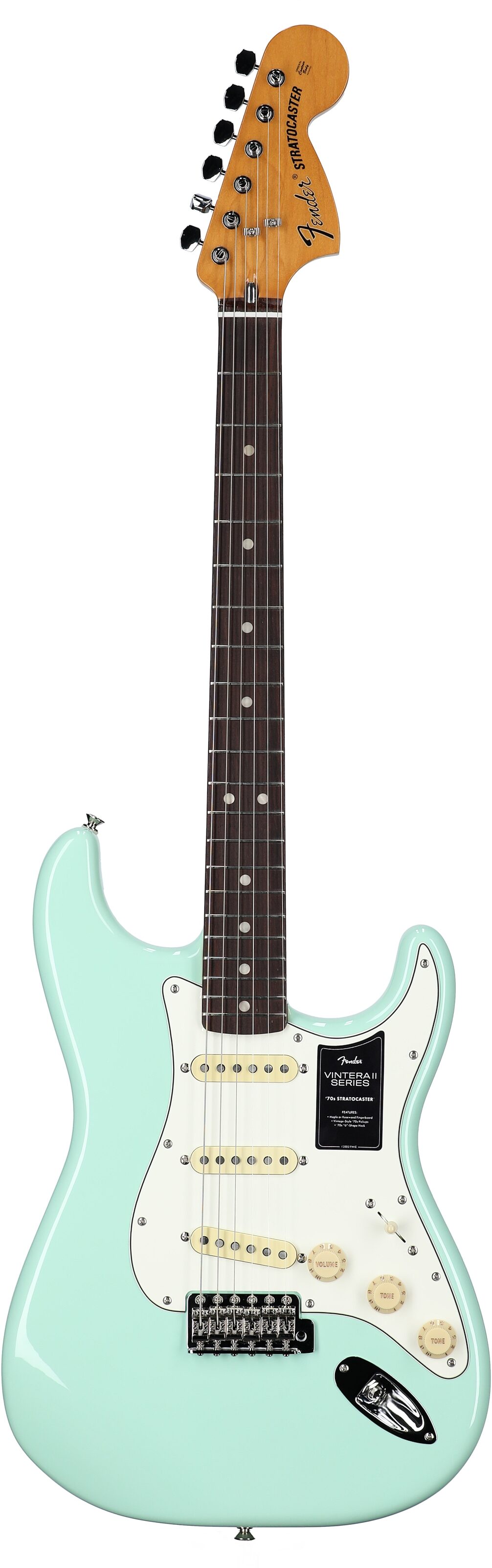Fender Vintera II '70s Stratocaster Electric Guitar, Rosewood Fingerboard (with Gig Bag) 2 Fender Vintera II '70s Stratocaster Electric Guitar, Rosewood Fingerboard (with Gig Bag)