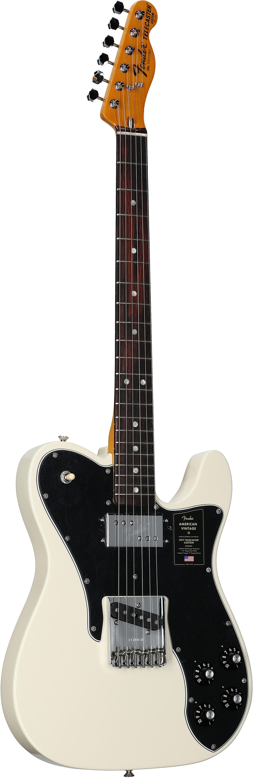 Fender American Vintage II 1977 Telecaster Custom Electric Guitar, Rosewood Fingerboard (with Case) 6 Fender American Vintage II 1977 Telecaster Custom Electric Guitar, Rosewood Fingerboard (with Case)