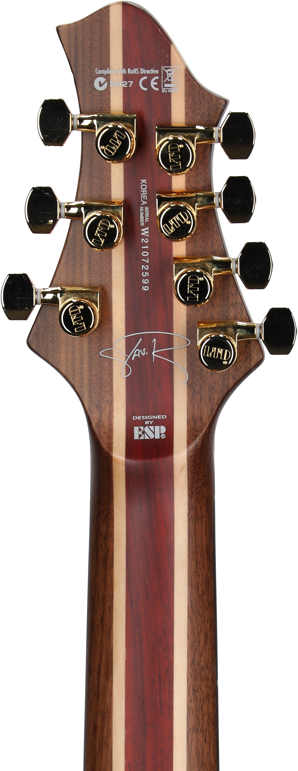 ESP LTD Javier Reyes JR-7 Electric Guitar (with Case) 8 ESP LTD Javier Reyes JR-7 Electric Guitar (with Case)