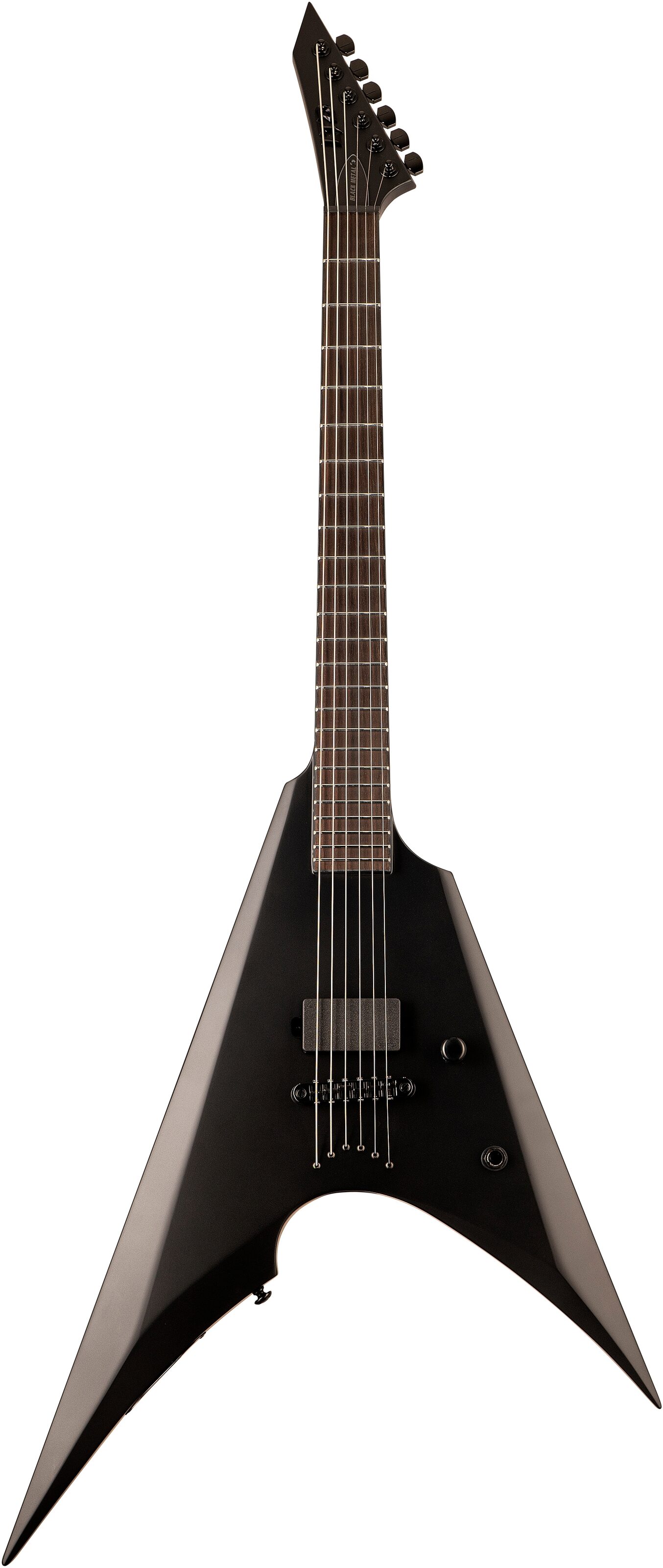 ESP LTD Arrow NT Black Metal Electric Guitar 2 ESP LTD Arrow NT Black Metal Electric Guitar