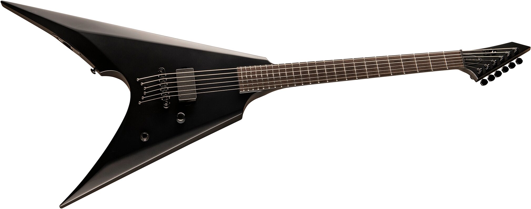 ESP LTD Arrow NT Black Metal Electric Guitar 1 ESP LTD Arrow NT Black Metal Electric Guitar