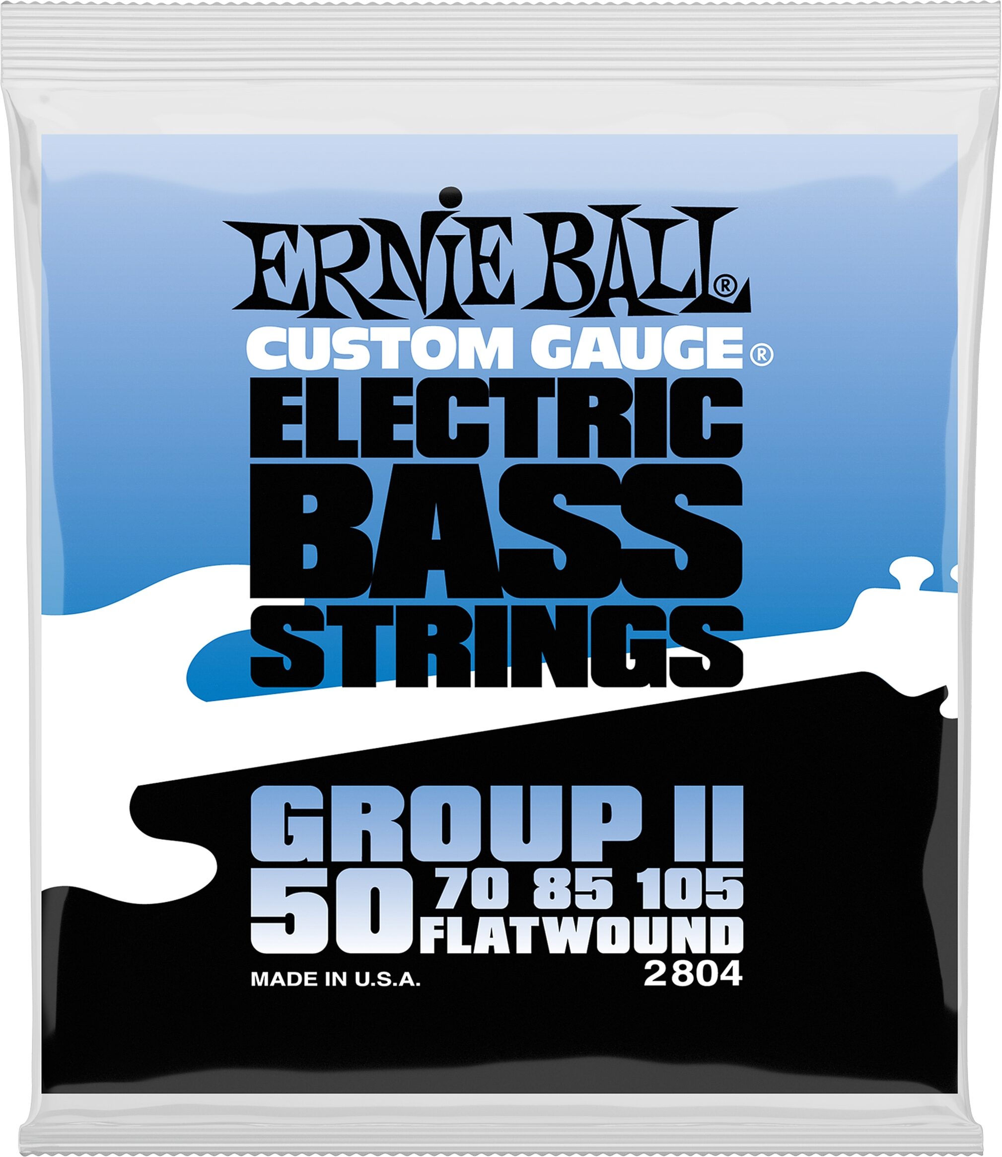 Ernie Ball P02804 Flatwound Group II Bass Strings (50-105) 1 Ernie Ball P02804 Flatwound Group II Bass Strings (50-105)