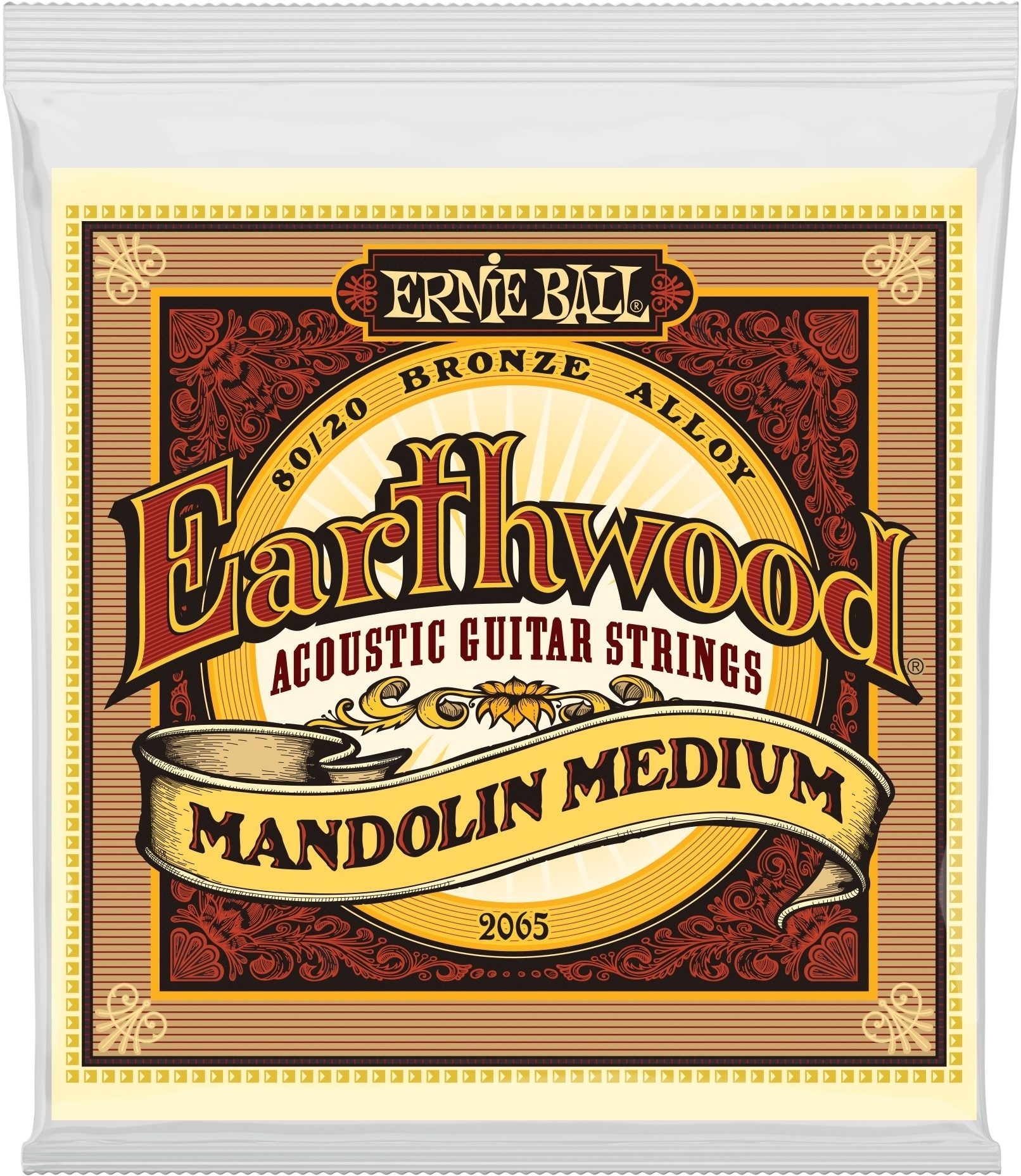 Ernie Ball Earthwood Medium Loop-End 80/20 4-String Mandolin Strings 1 Ernie Ball Earthwood Medium Loop-End 80/20 4-String Mandolin Strings