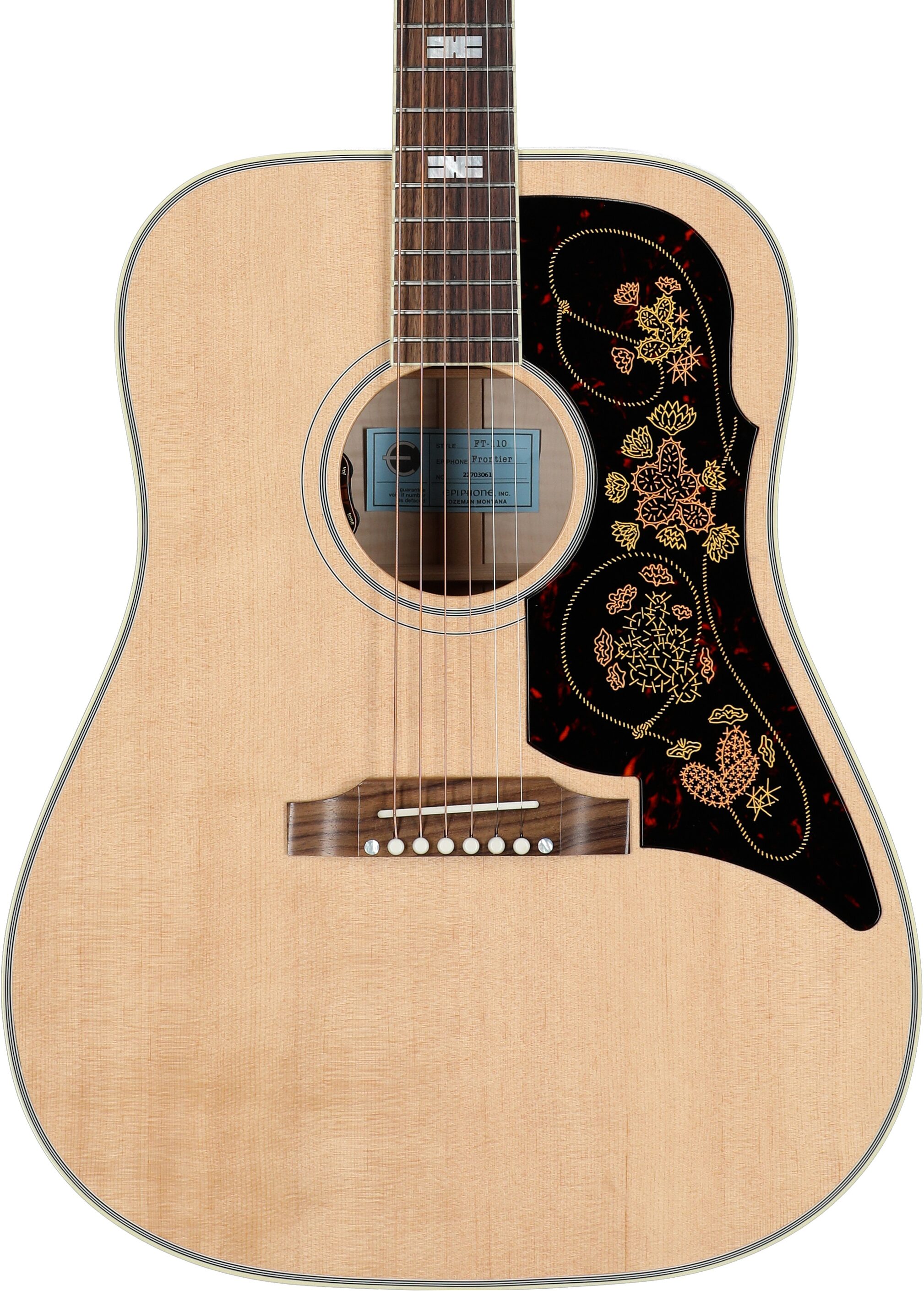 Epiphone USA Frontier Acoustic-Electric Guitar (with Case) 5 Epiphone USA Frontier Acoustic-Electric Guitar (with Case)