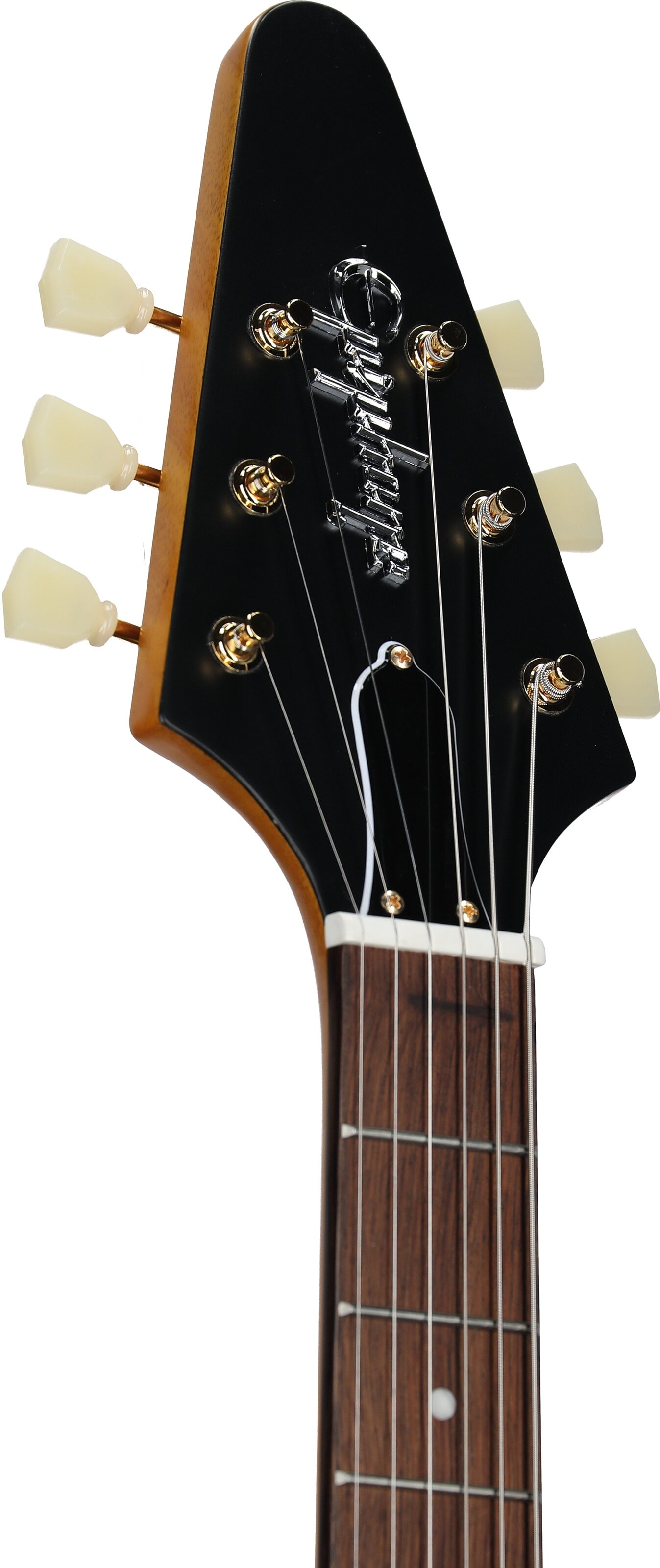 Epiphone 1958 Korina Flying V Electric Guitar, Left-Handed (with Case) 5 Epiphone 1958 Korina Flying V Electric Guitar, Left-Handed (with Case)