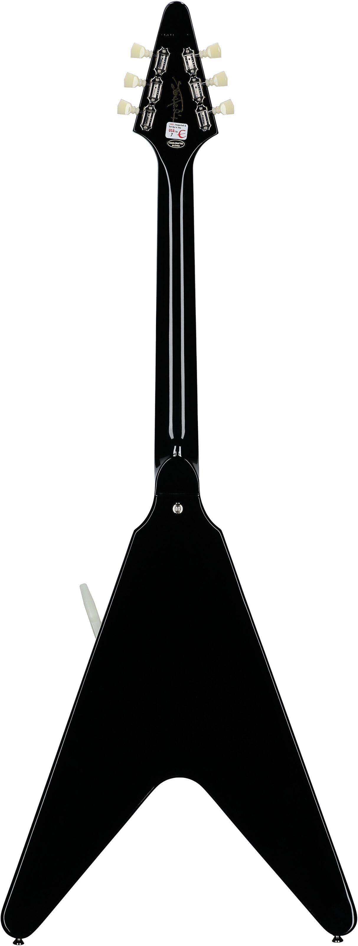 Epiphone Jimi Hendrix "Love Drops" Flying V Electric Guitar (with Case) 3 Epiphone Jimi Hendrix "Love Drops" Flying V Electric Guitar (with Case)