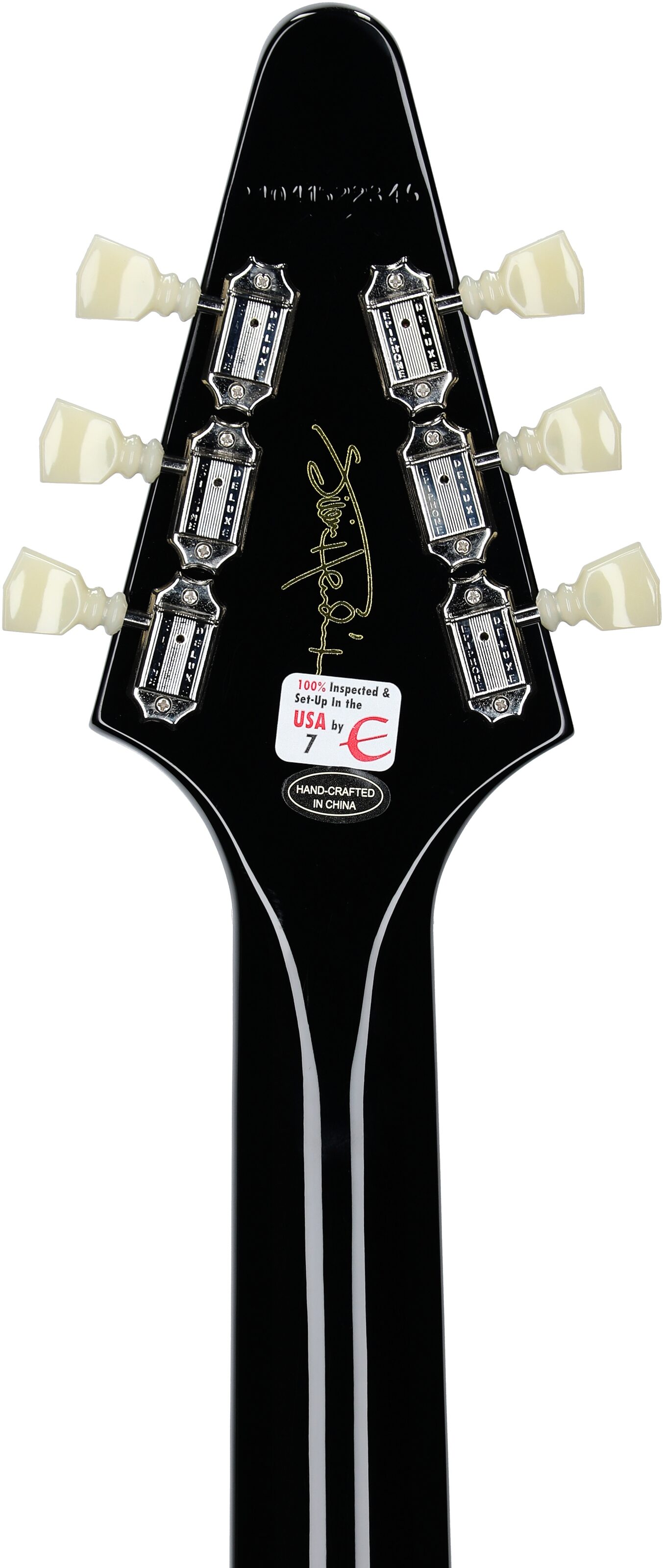 Epiphone Jimi Hendrix "Love Drops" Flying V Electric Guitar (with Case) 8 Epiphone Jimi Hendrix "Love Drops" Flying V Electric Guitar (with Case)