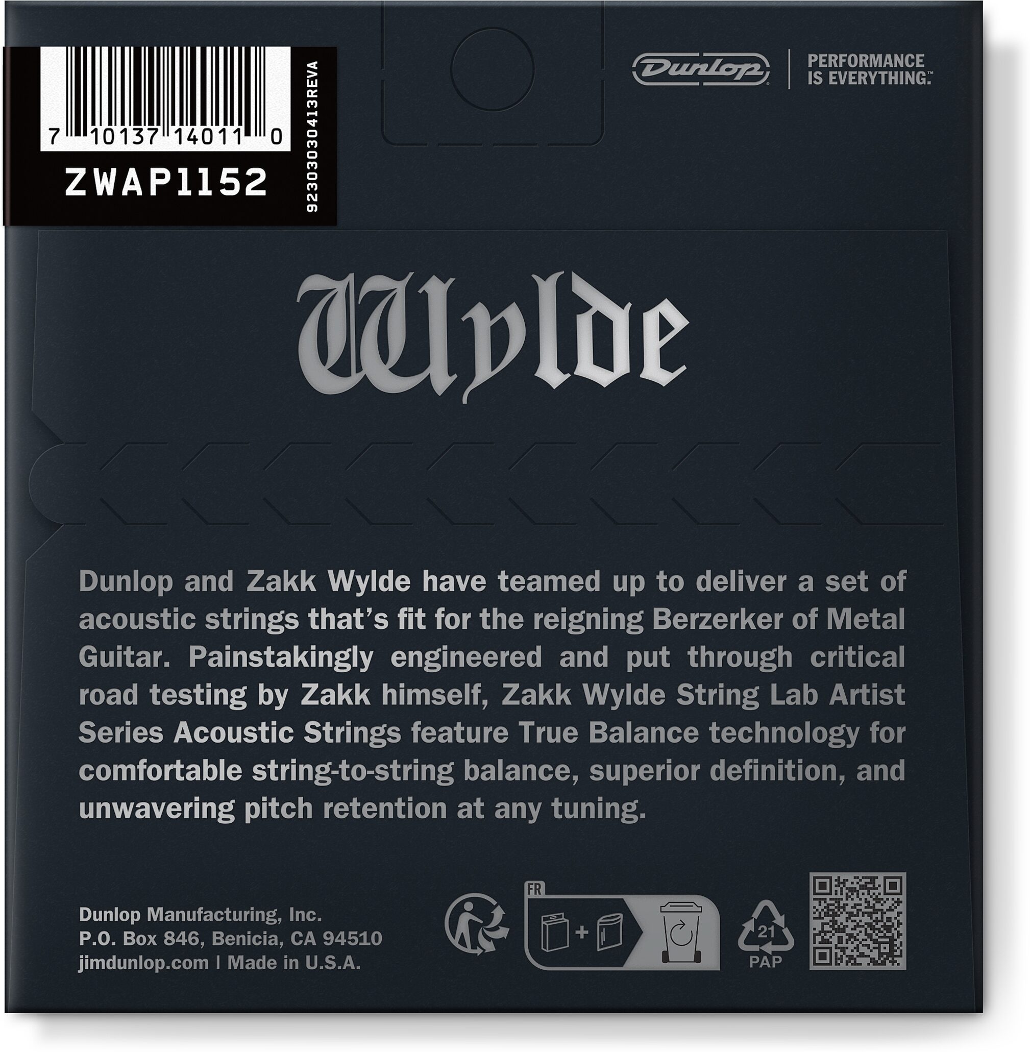 Dunlop Zakk Wylde Acoustic Guitar Strings 2 Dunlop Zakk Wylde Acoustic Guitar Strings