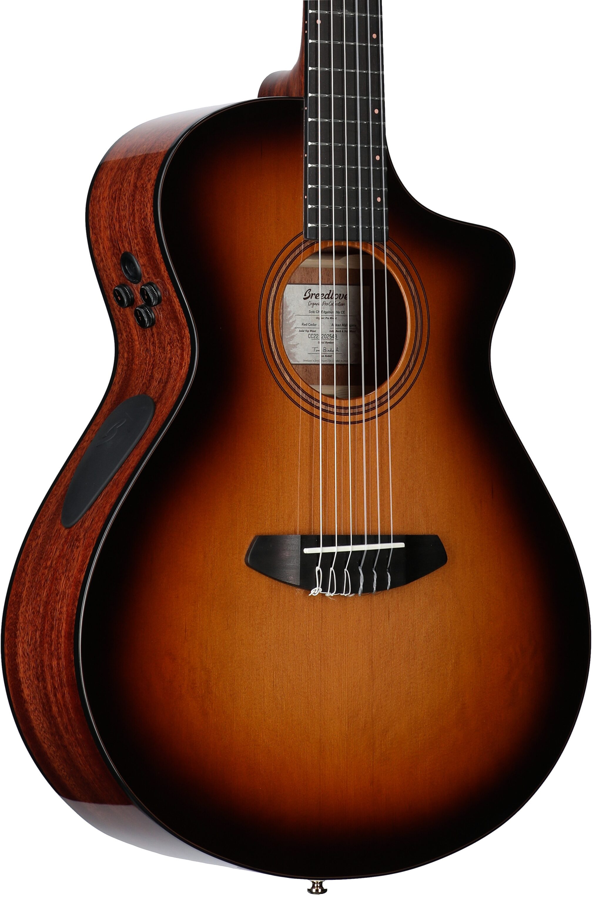Breedlove Organic Pro Solo Concert Classical Acoustic-Electric Guitar (with Case)