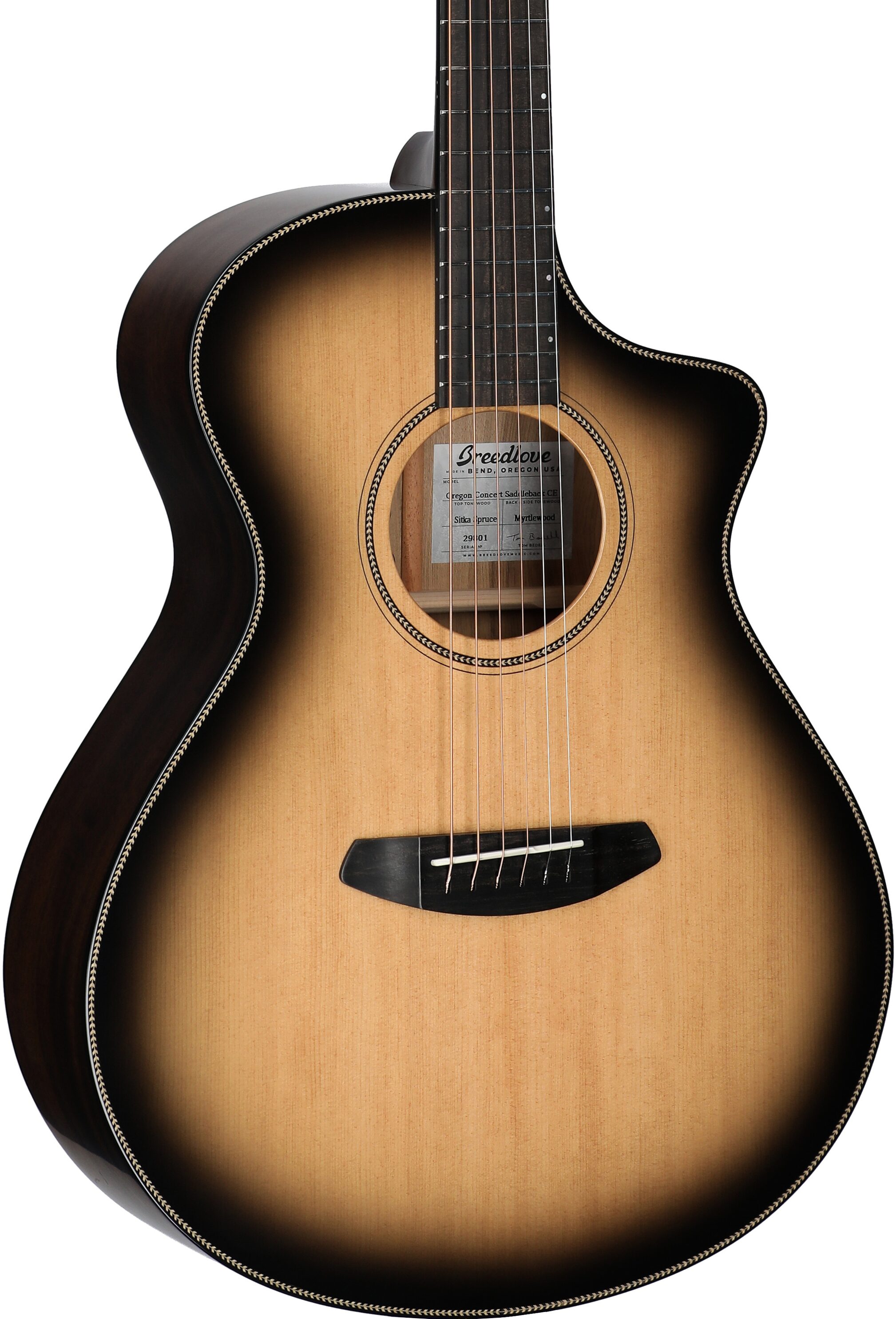 Breedlove Oregon Concert CE Saddleback Acoustic Guitar (with Case) 1 Breedlove Oregon Concert CE Saddleback Acoustic Guitar (with Case)