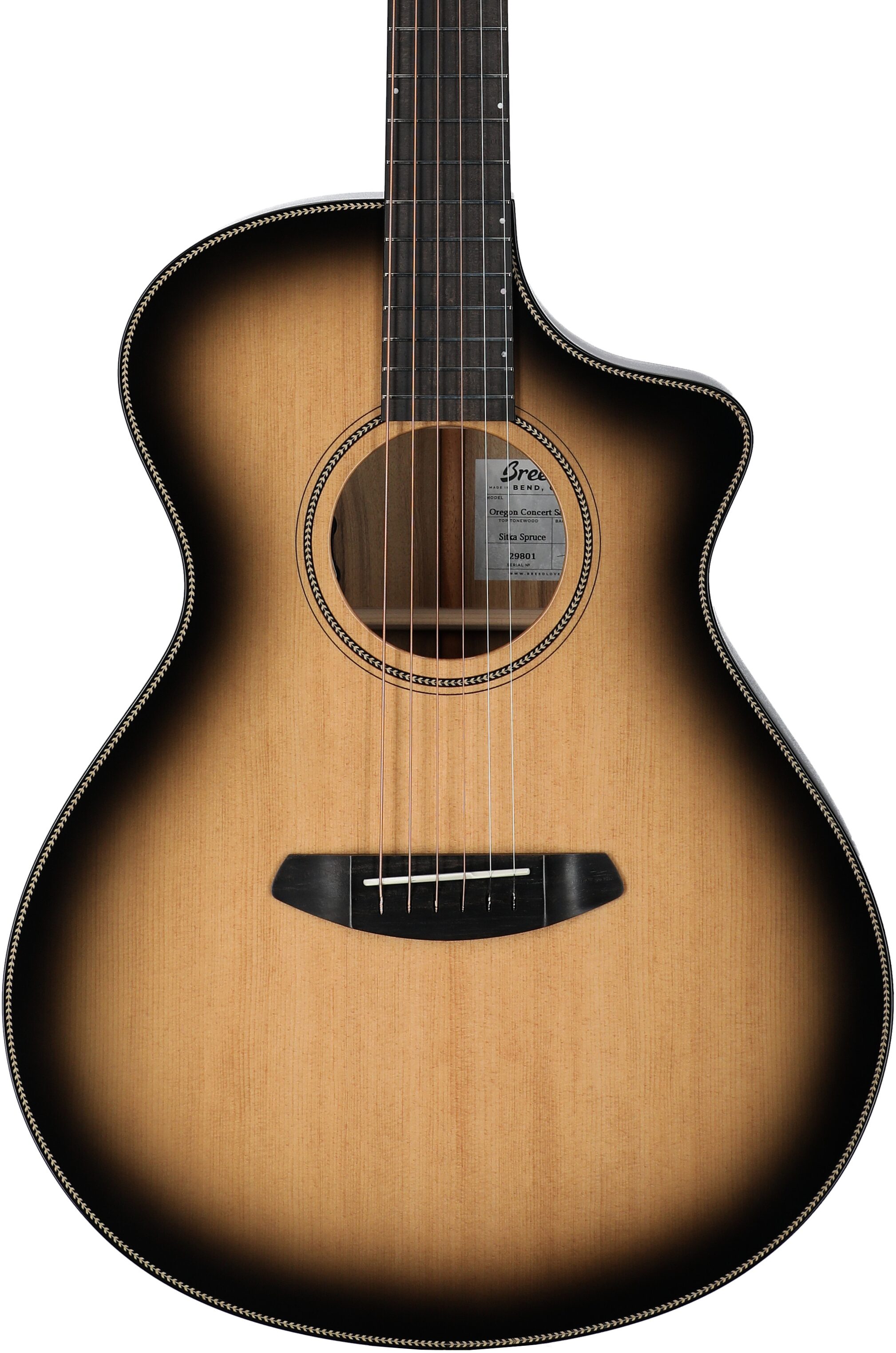 Breedlove Oregon Concert CE Saddleback Acoustic Guitar (with Case) 5 Breedlove Oregon Concert CE Saddleback Acoustic Guitar (with Case)