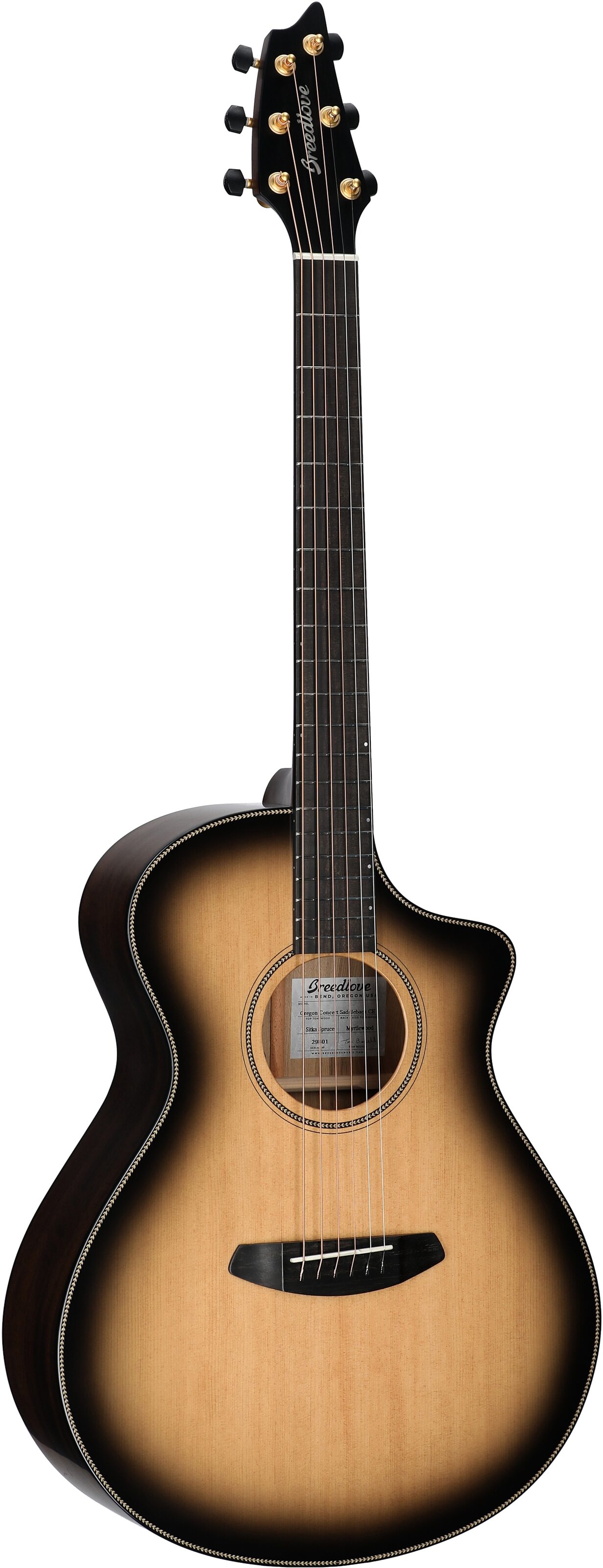 Breedlove Oregon Concert CE Saddleback Acoustic Guitar (with Case) 6 Breedlove Oregon Concert CE Saddleback Acoustic Guitar (with Case)