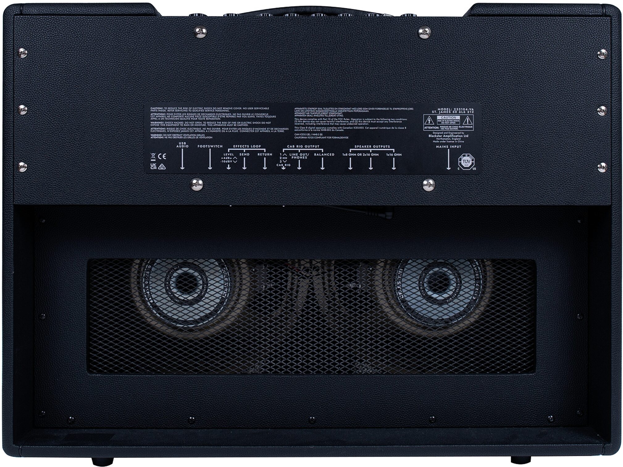 Blackstar St. James 50 6L6 Guitar Combo Amplifier (50 Watts, 2x12") 2 Blackstar St. James 50 6L6 Guitar Combo Amplifier (50 Watts, 2x12")
