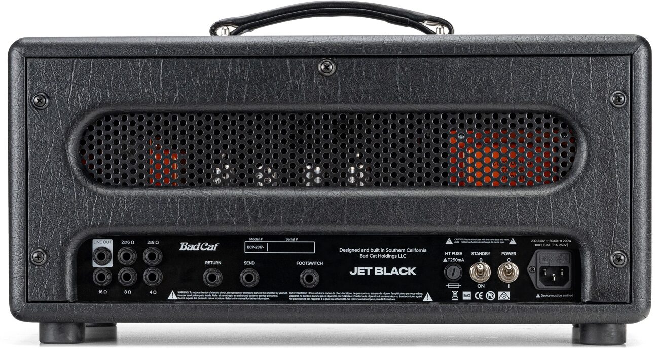 Bad Cat Jet Black Guitar Amplifier Head (38 Watts) 2 Bad Cat Jet Black Guitar Amplifier Head (38 Watts)