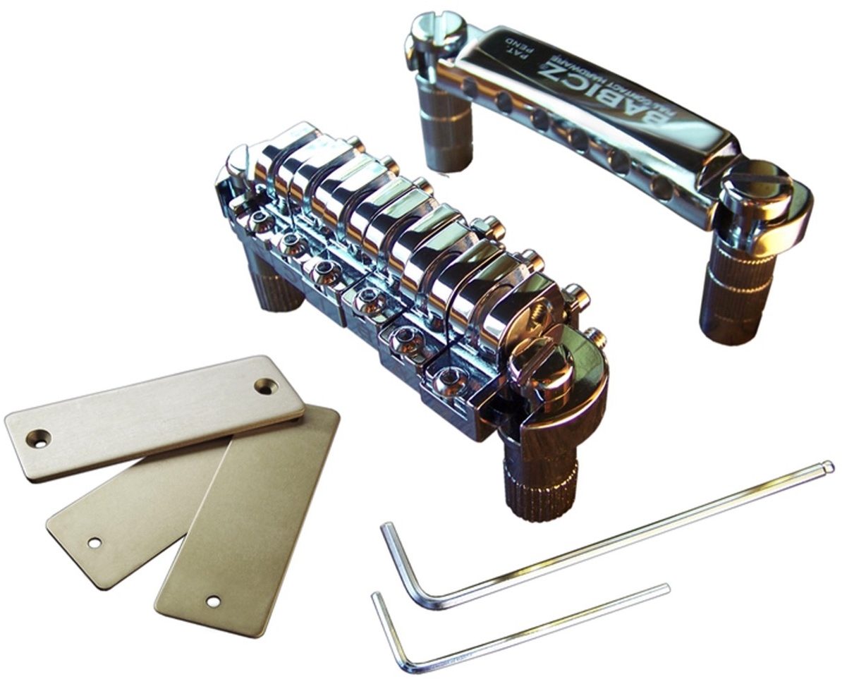 Babicz Full Contact Hardware Tune-O-Matic Bridge and Tailpiece 4 Babicz Full Contact Hardware Tune-O-Matic Bridge and Tailpiece