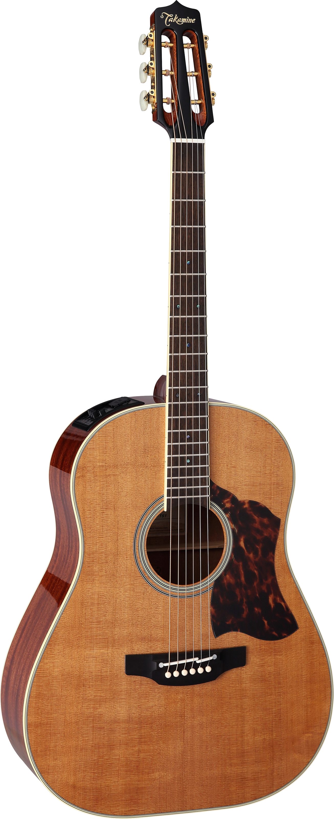 Takamine CRN-TS1 Slope Shoulder Dreadnought Acoustic-Electric Guitar (with Case) 1 Takamine CRN-TS1 Slope Shoulder Dreadnought Acoustic-Electric Guitar (with Case)