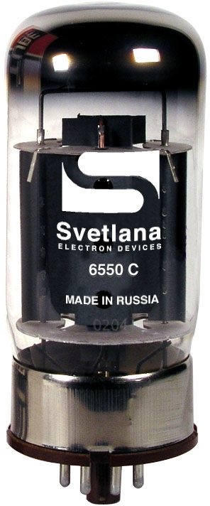 Svetlana Russian 6550C Power Amplifier Tube 1 Svetlana Russian 6550C Power Amplifier Tube