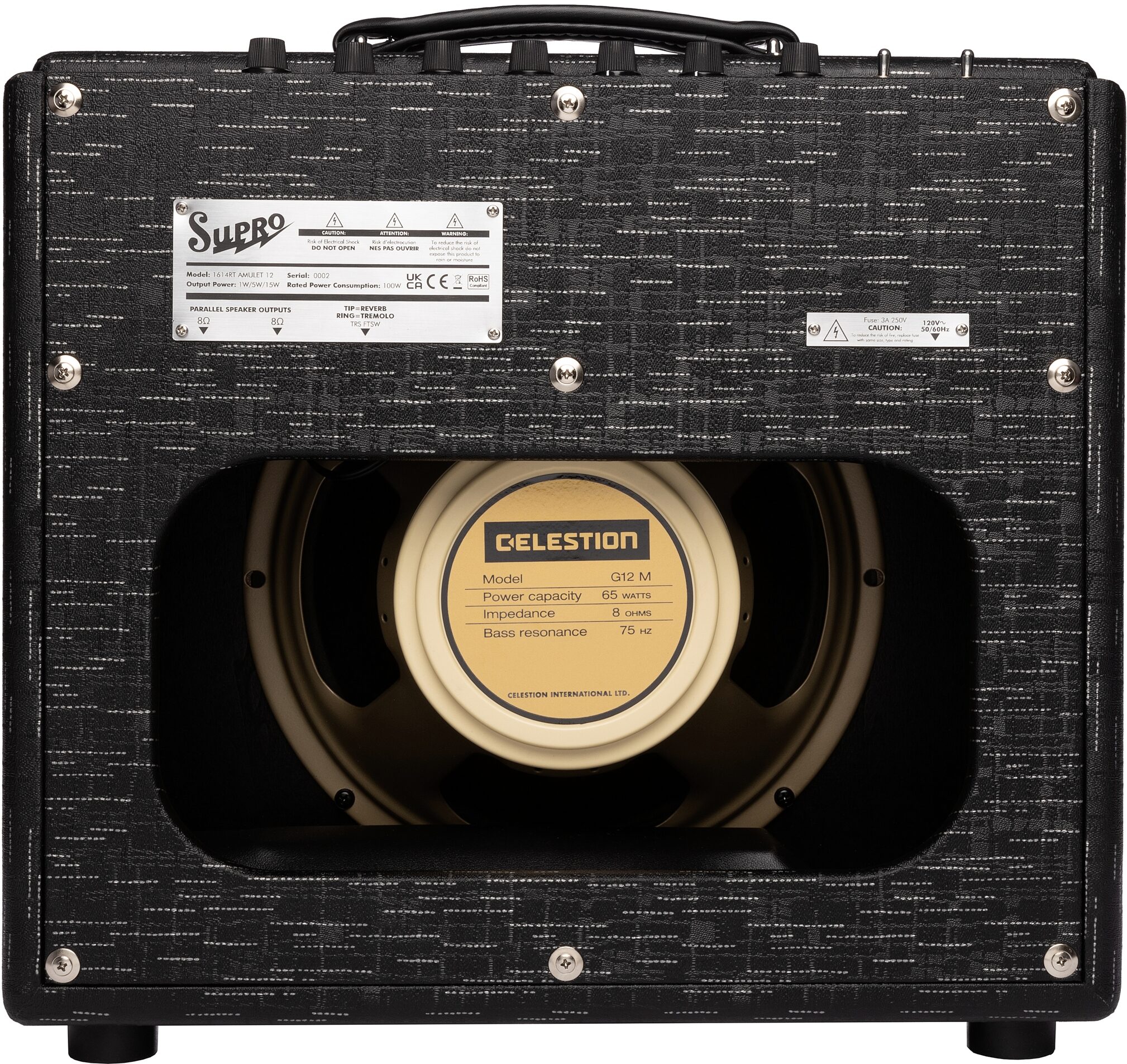 Supro Amulet Electric Guitar Combo Amplifier (15 Watts, 1x12") 2 Supro Amulet Electric Guitar Combo Amplifier (15 Watts, 1x12")