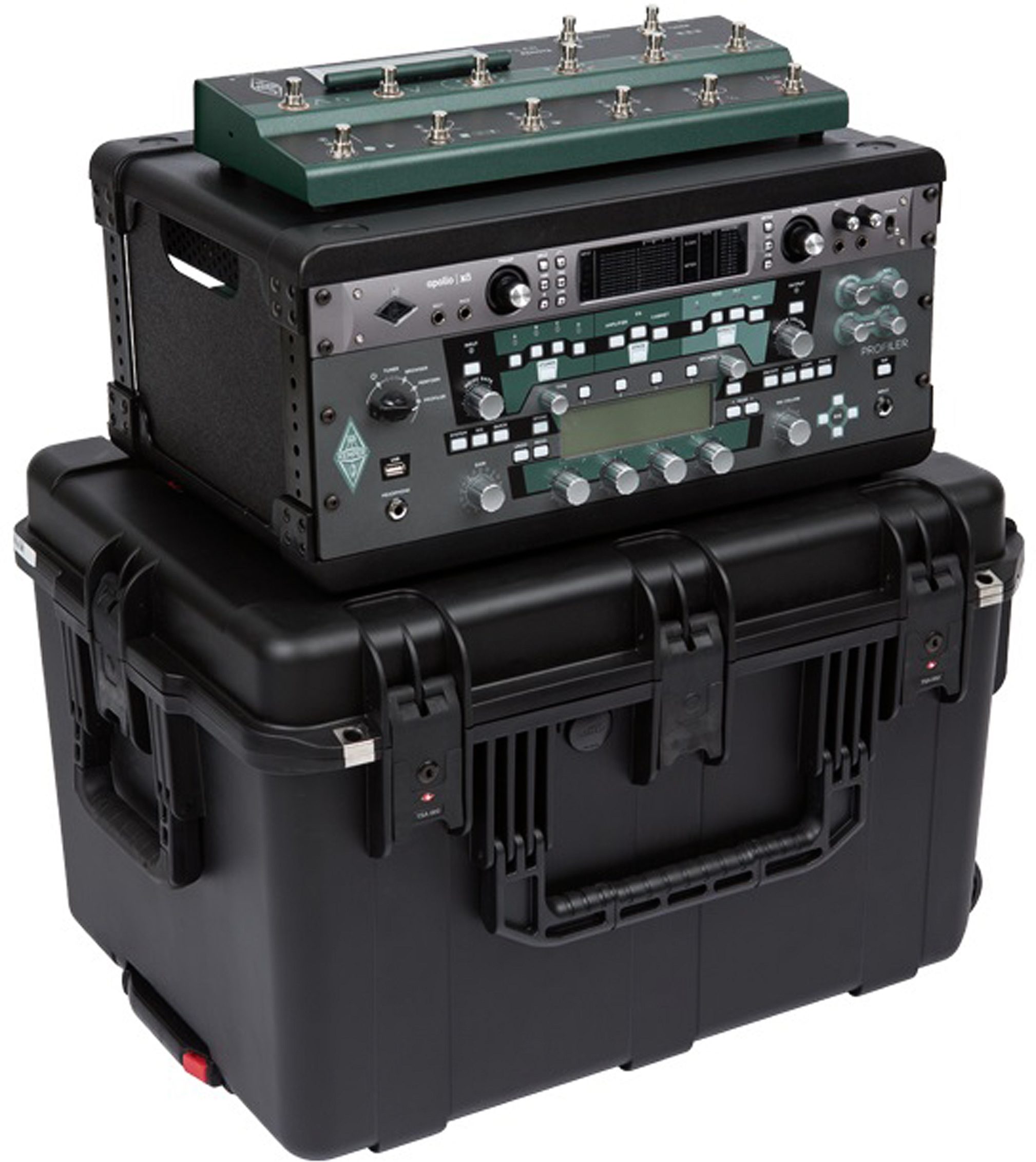 SKB iSeries 2317-14 4U Guitar FX Fly Rack Case