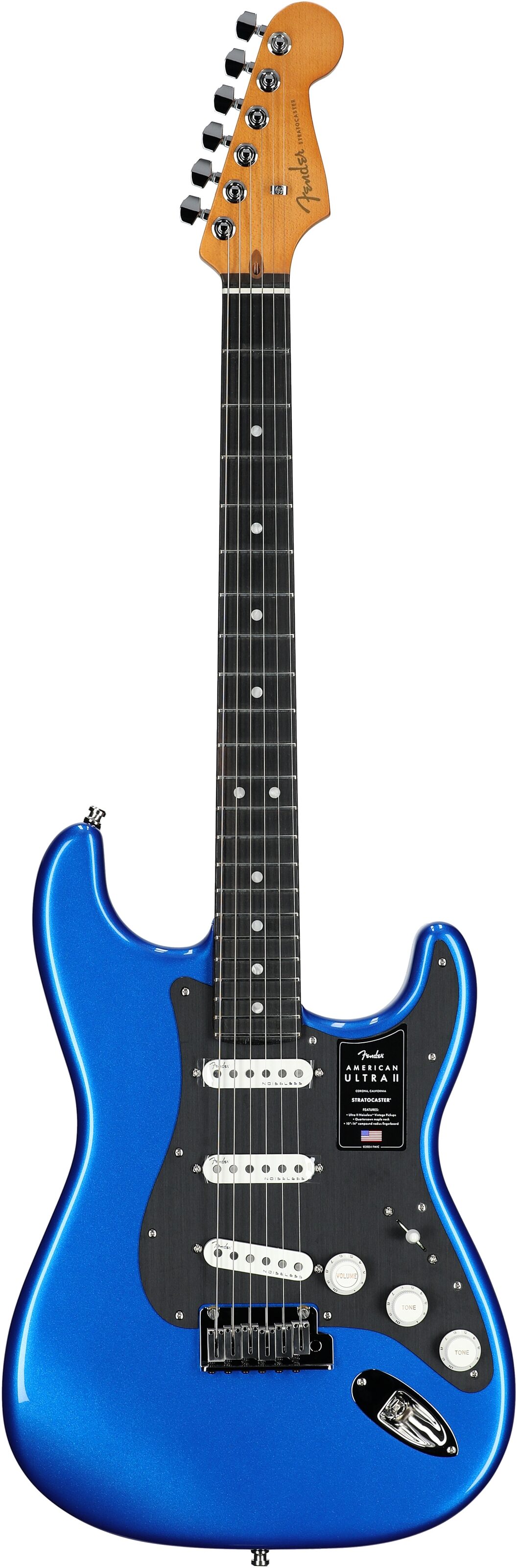 Fender American Ultra II Stratocaster Electric Guitar, Ebony Fingerboard (with Case) 2 Fender American Ultra II Stratocaster Electric Guitar, Ebony Fingerboard (with Case)