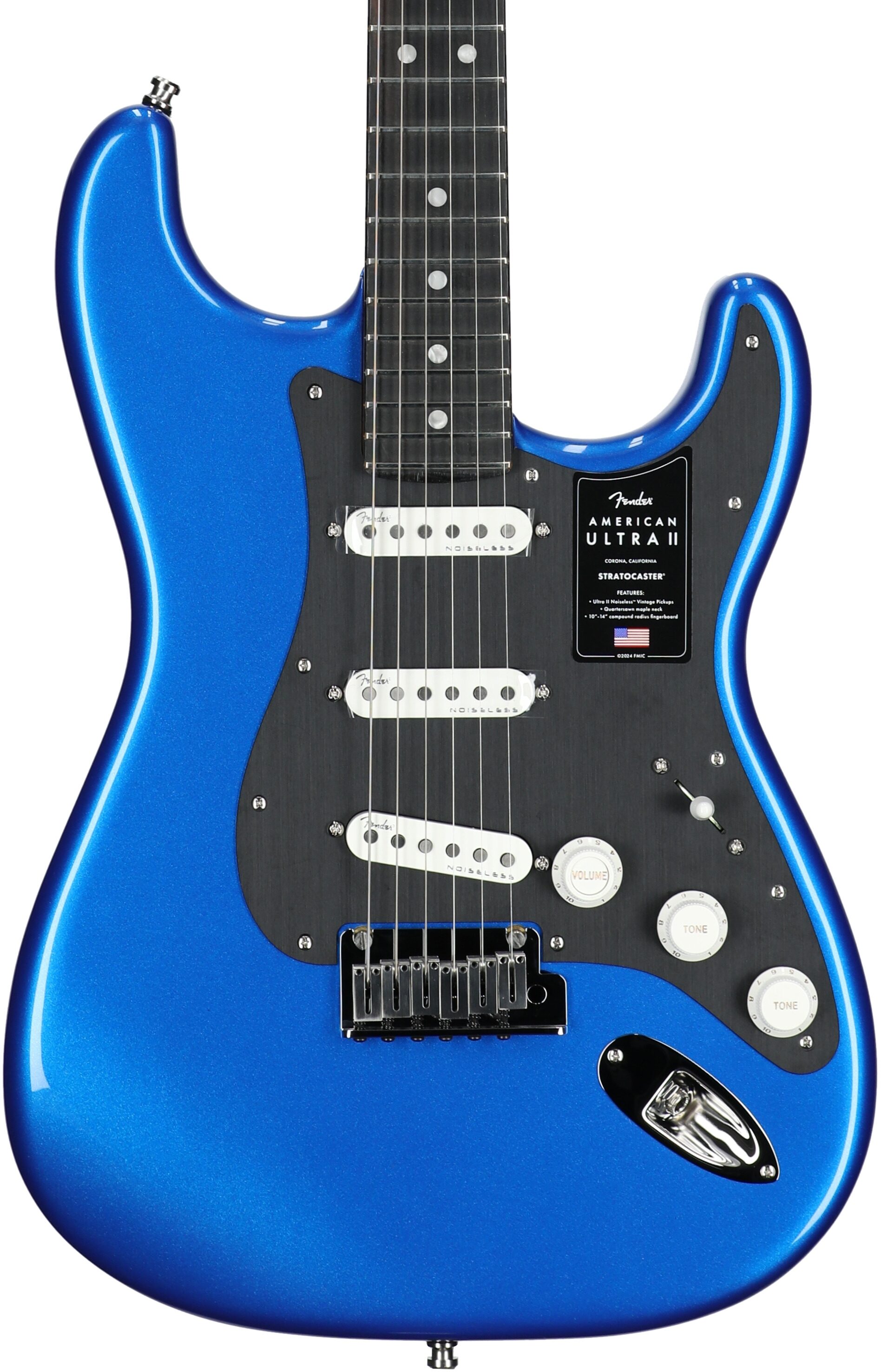 Fender American Ultra II Stratocaster Electric Guitar, Ebony Fingerboard (with Case) 5 Fender American Ultra II Stratocaster Electric Guitar, Ebony Fingerboard (with Case)