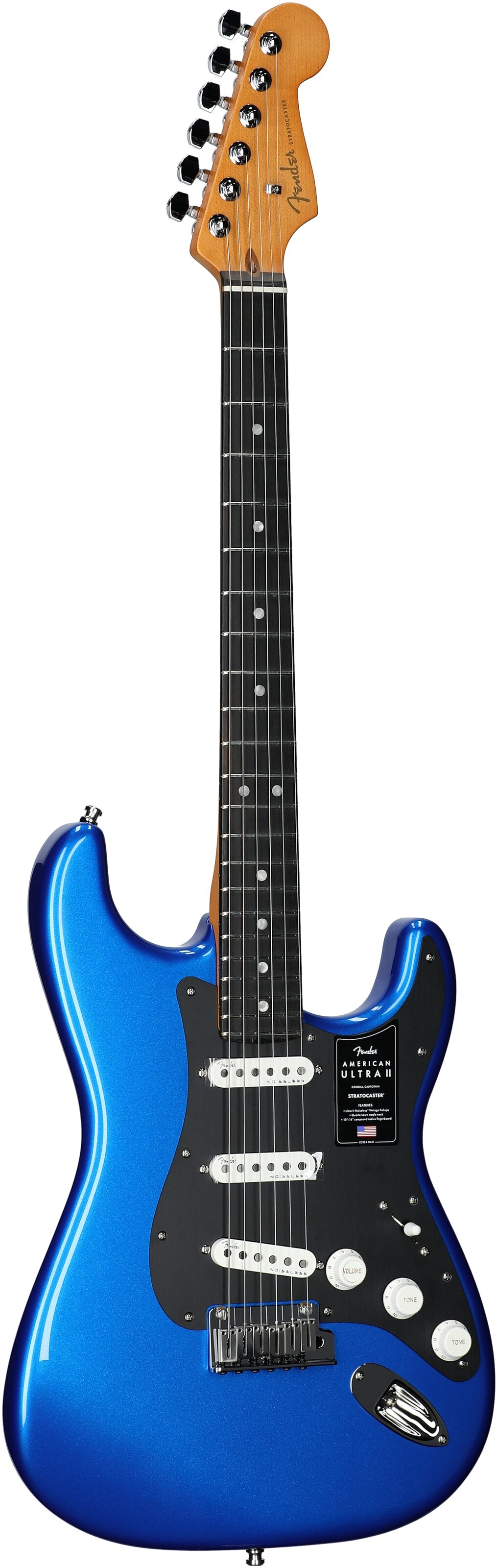 Fender American Ultra II Stratocaster Electric Guitar, Ebony Fingerboard (with Case) 6 Fender American Ultra II Stratocaster Electric Guitar, Ebony Fingerboard (with Case)