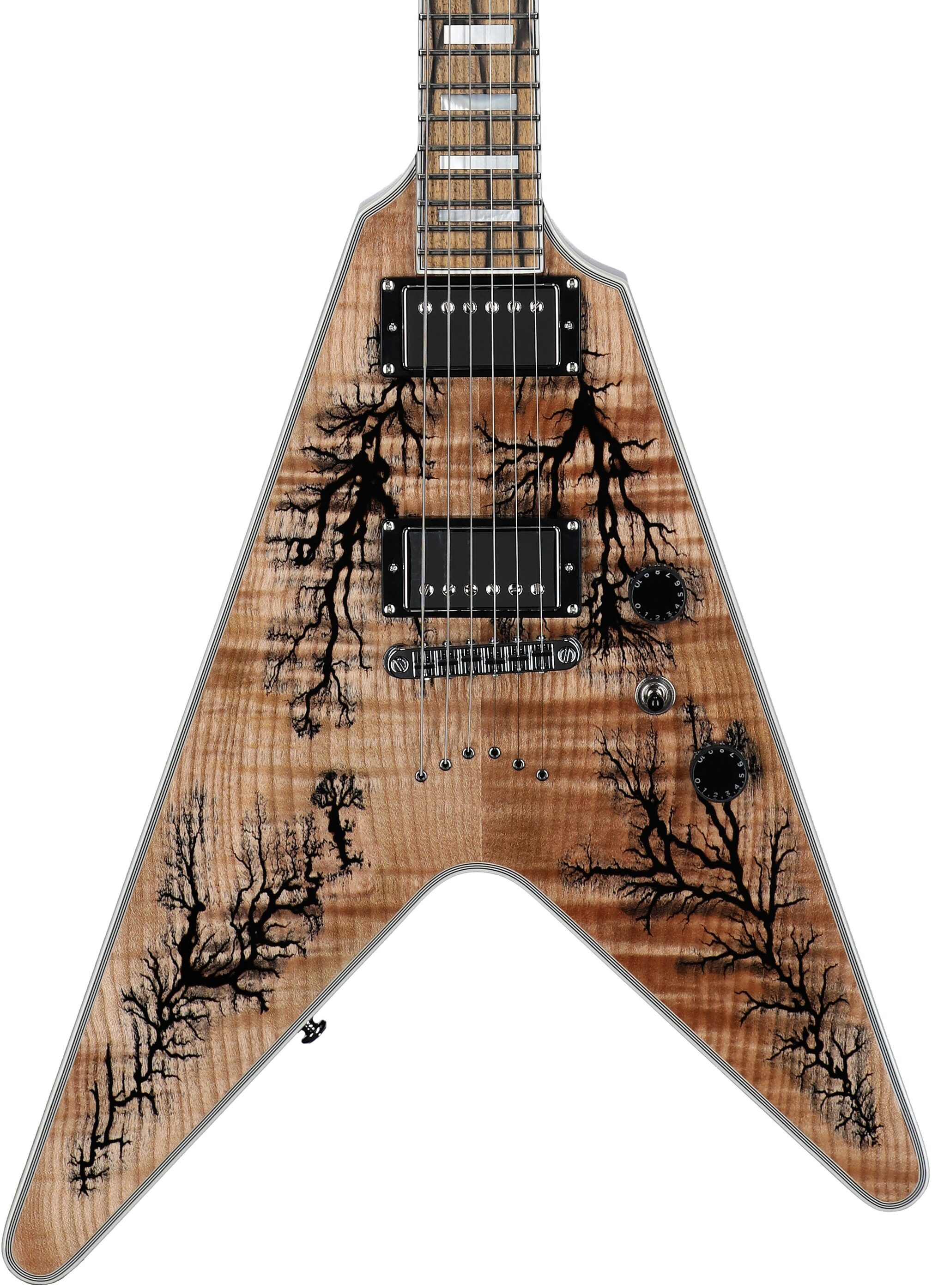 Schecter V-1 Electro-Resin Electric Guitar 5 Schecter V-1 Electro-Resin Electric Guitar
