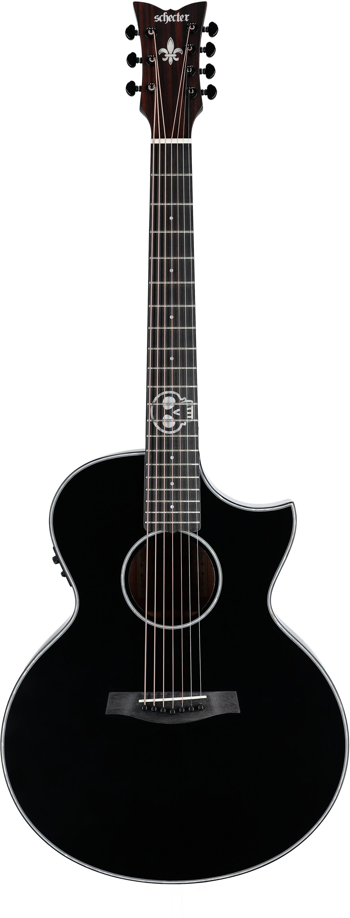 Schecter Regulo Caro-7 Acoustic-Electric Guitar 2 Schecter Regulo Caro-7 Acoustic-Electric Guitar