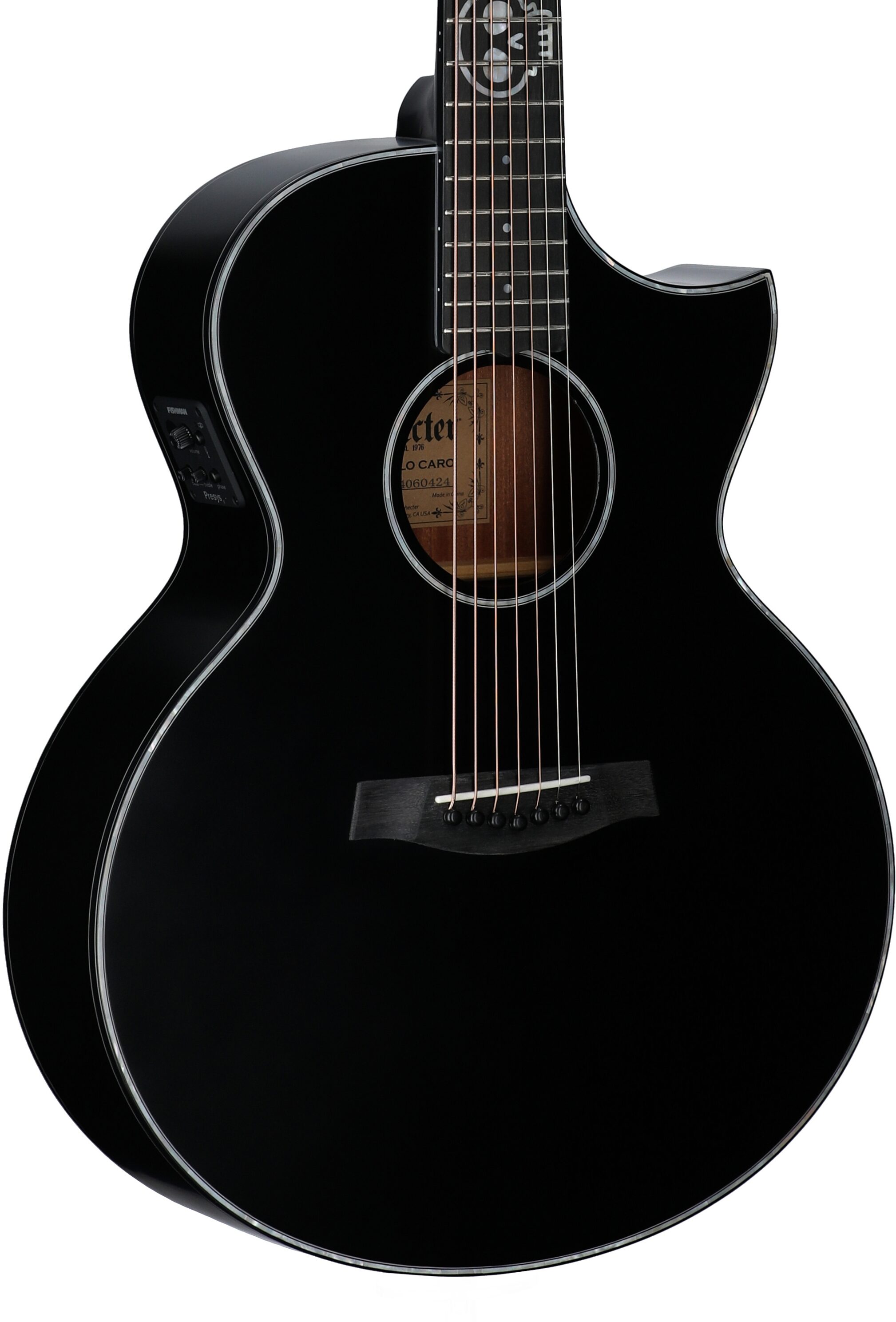 Schecter Regulo Caro-7 Acoustic-Electric Guitar 1 Schecter Regulo Caro-7 Acoustic-Electric Guitar