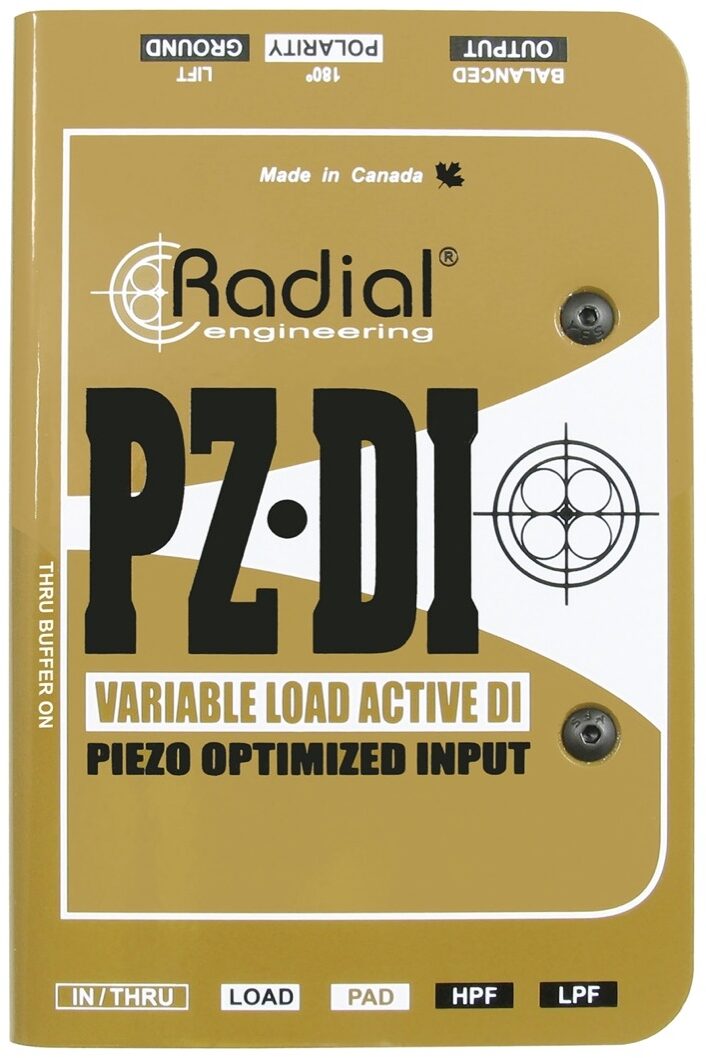Radial PZDI Active DI Direct Box for Acoustic Instruments 1 Radial PZDI Active DI Direct Box for Acoustic Instruments