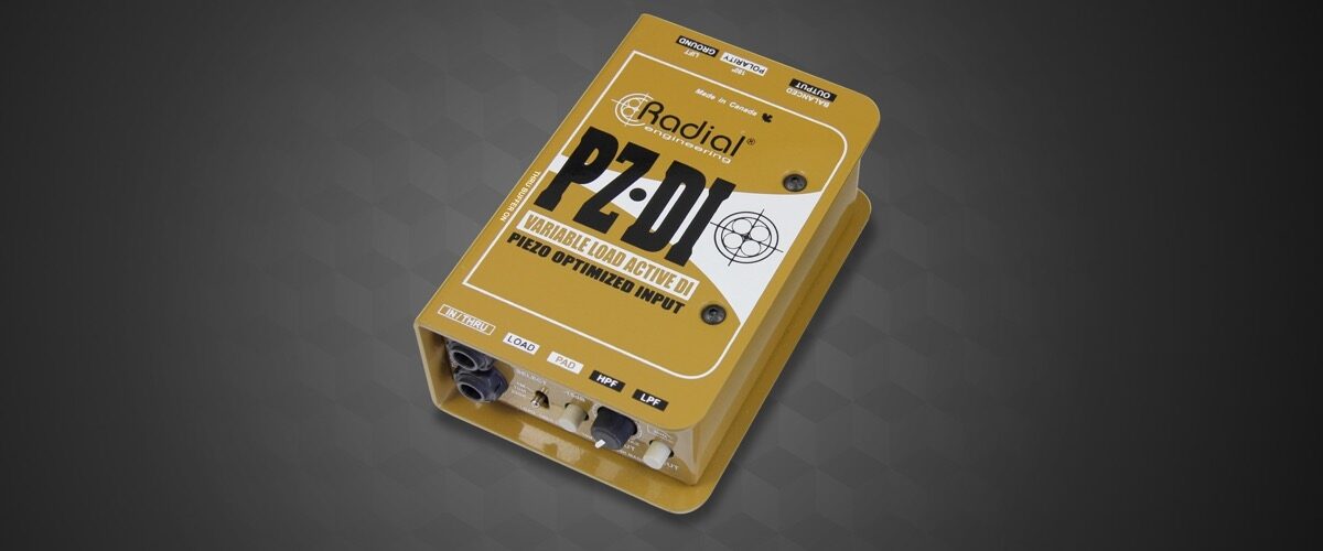 Radial PZDI Active DI Direct Box for Acoustic Instruments 5 Radial PZDI Active DI Direct Box for Acoustic Instruments