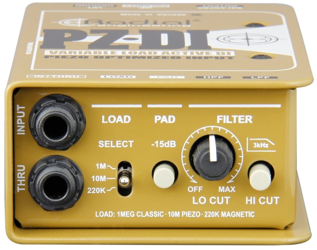 Radial PZDI Active DI Direct Box for Acoustic Instruments 6 Radial PZDI Active DI Direct Box for Acoustic Instruments