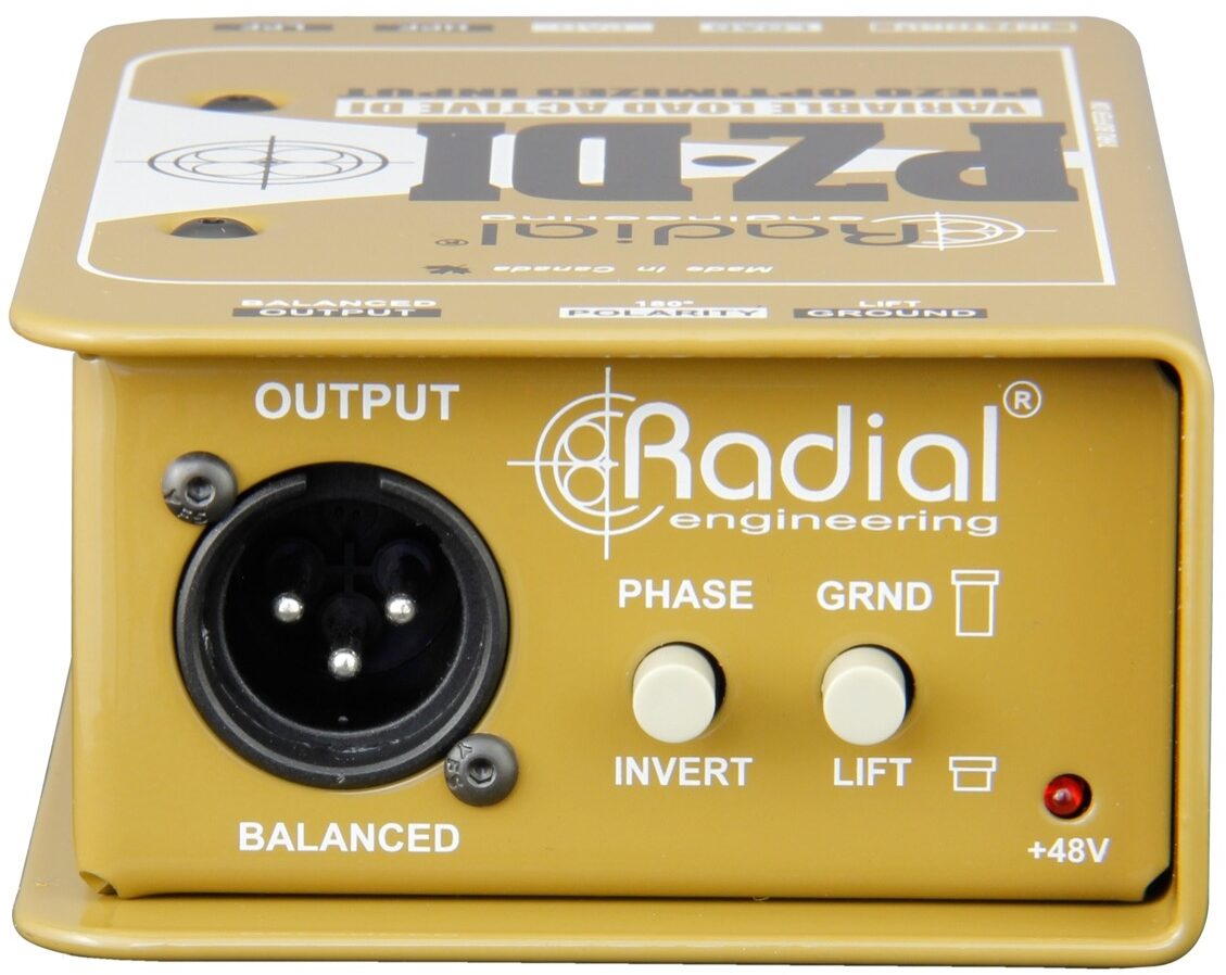 Radial PZDI Active DI Direct Box for Acoustic Instruments 7 Radial PZDI Active DI Direct Box for Acoustic Instruments