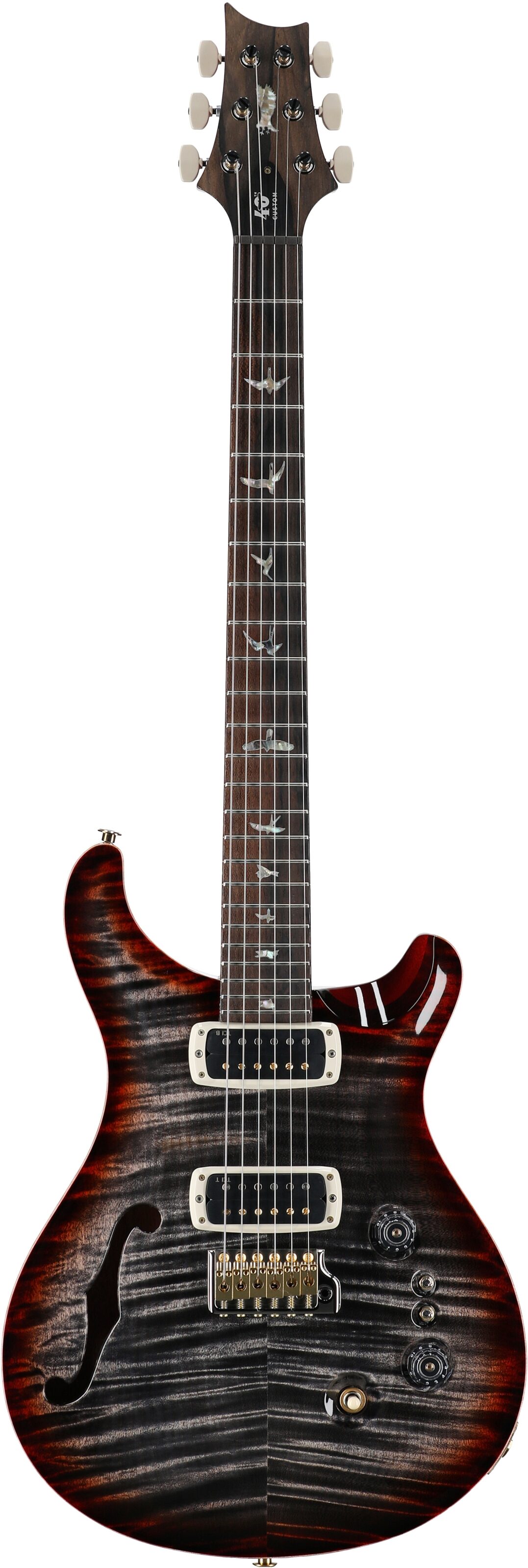 PRS Paul Reed Smith 40th Anniversary Custom 24-08 Semi-Hollow Limited Edition Electric Guitar 2 PRS Paul Reed Smith 40th Anniversary Custom 24-08 Semi-Hollow Limited Edition Electric Guitar