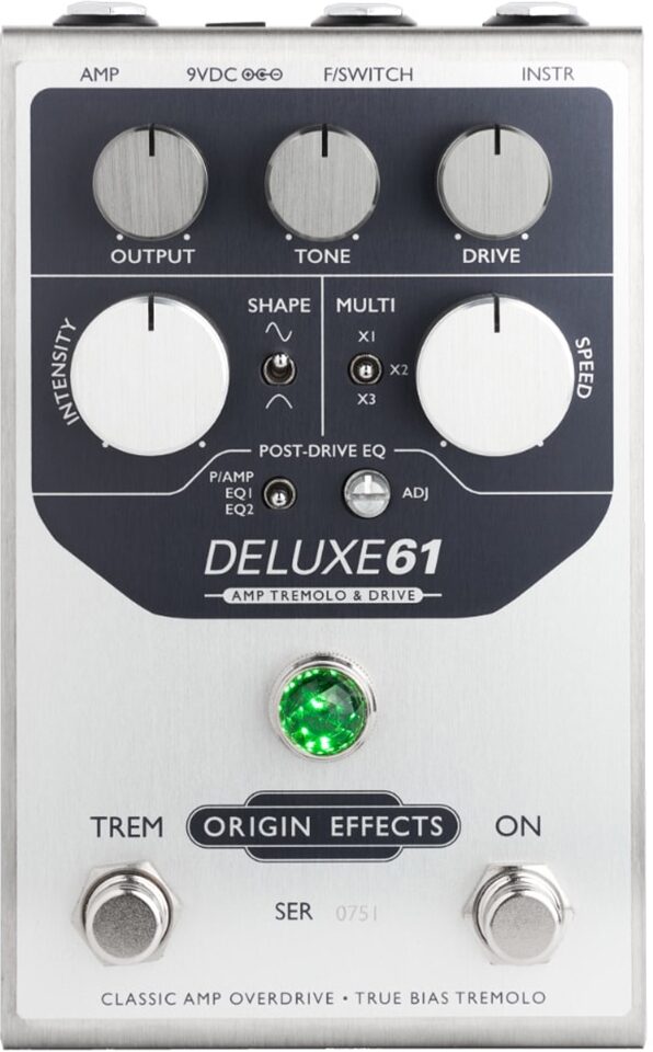 Origin DELUXE61 Amp Tremolo and Drive Pedal 15 Origin DELUXE61 Amp Tremolo and Drive Pedal