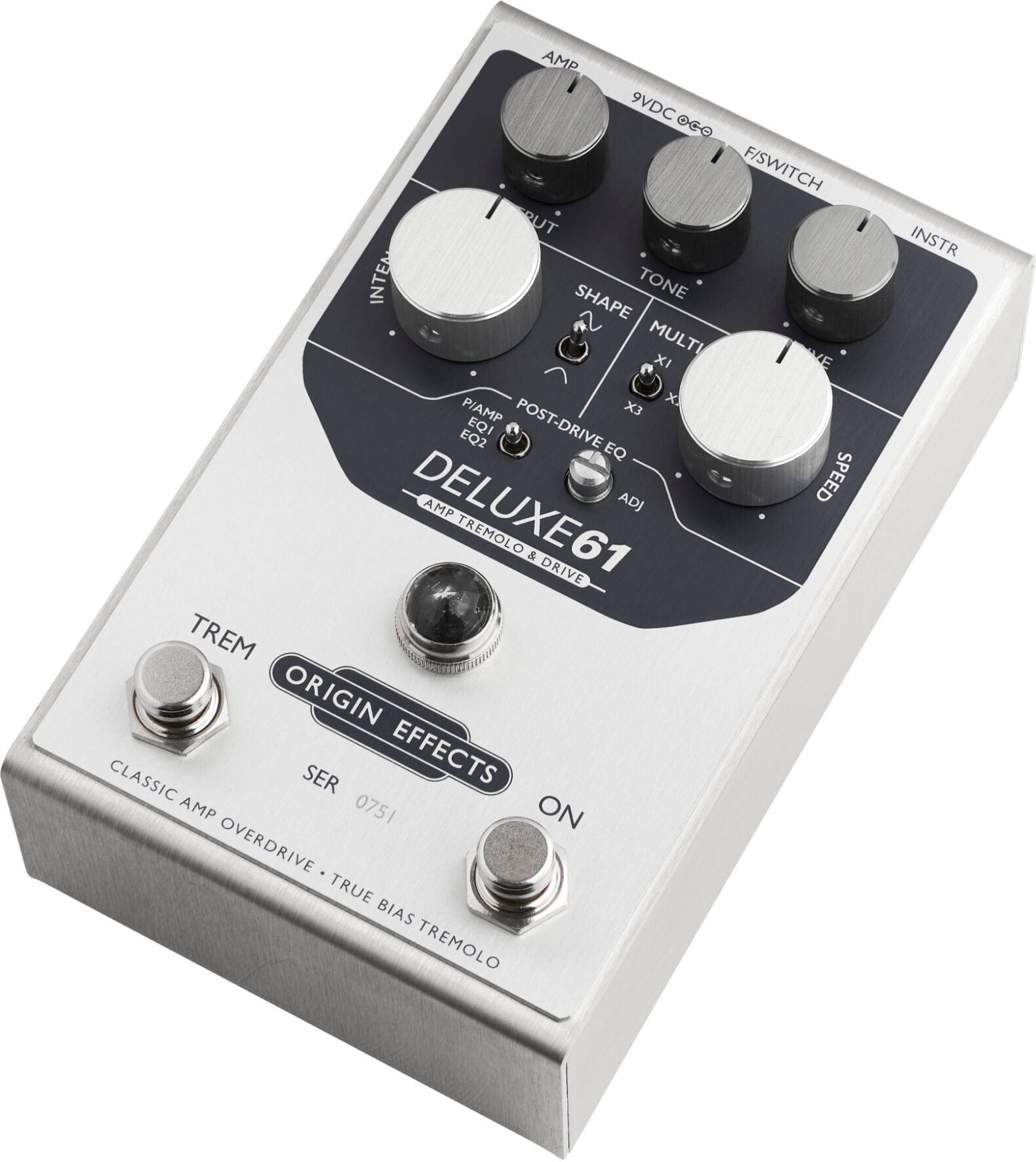 Origin DELUXE61 Amp Tremolo and Drive Pedal 6 Origin DELUXE61 Amp Tremolo and Drive Pedal