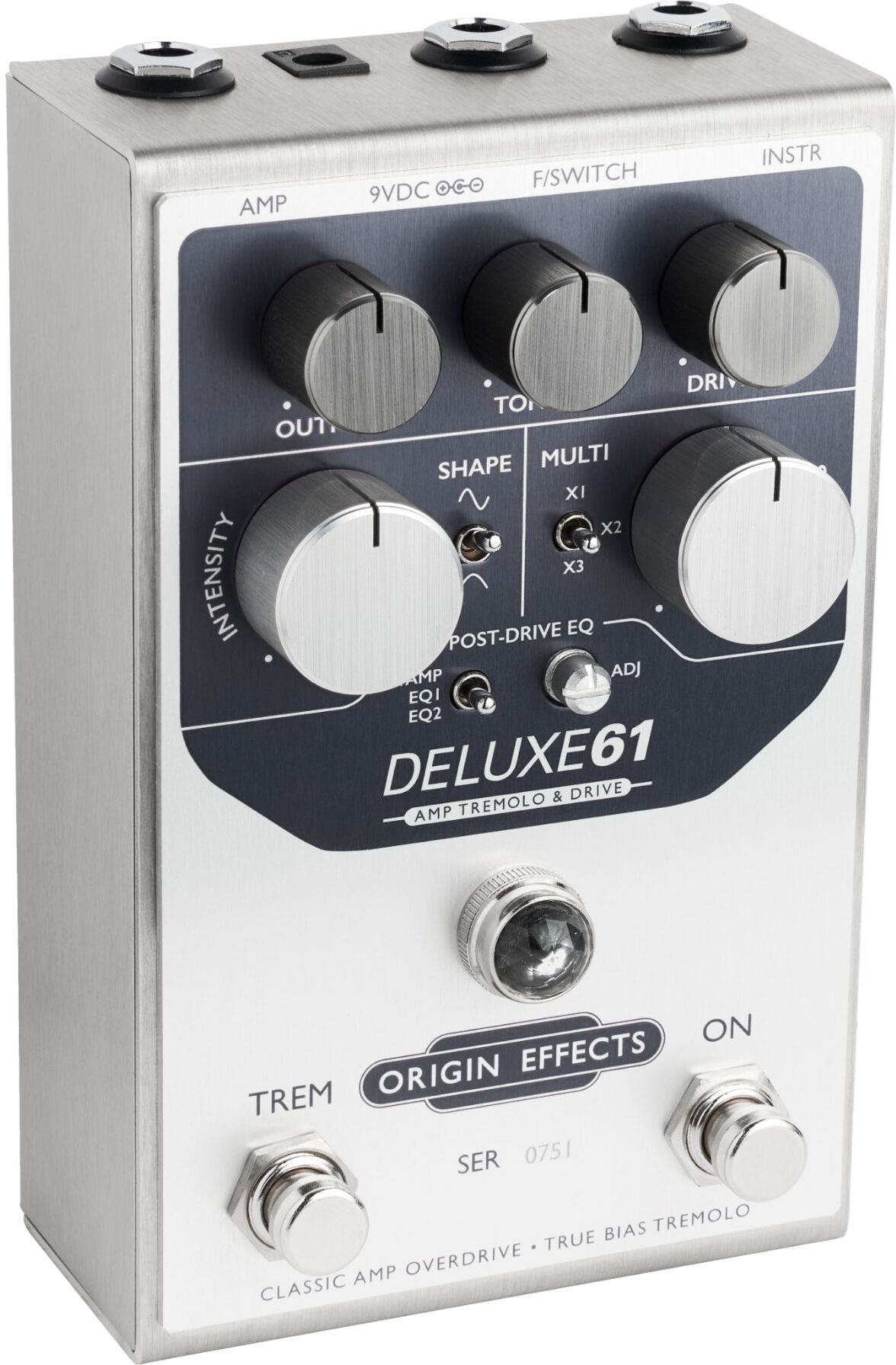 Origin DELUXE61 Amp Tremolo and Drive Pedal 8 Origin DELUXE61 Amp Tremolo and Drive Pedal