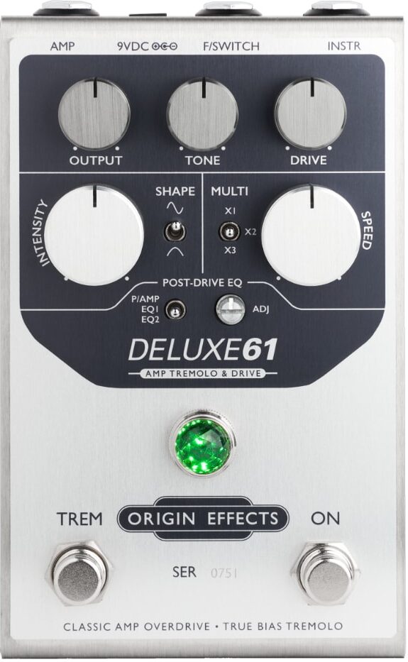Origin DELUXE61 Amp Tremolo and Drive Pedal 9 Origin DELUXE61 Amp Tremolo and Drive Pedal
