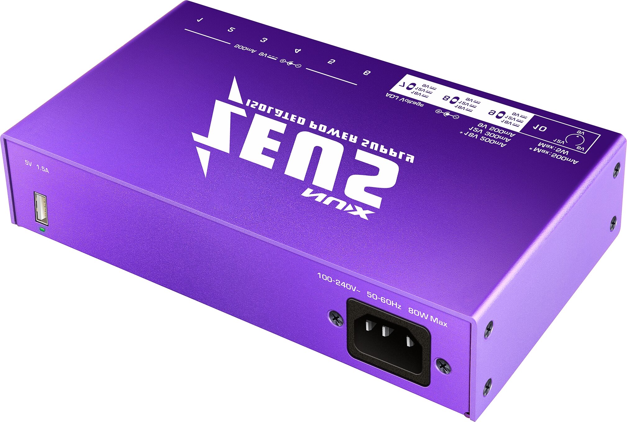 NUX Zeus 10-Port Isolated DC Power Supply 5 NUX Zeus 10-Port Isolated DC Power Supply