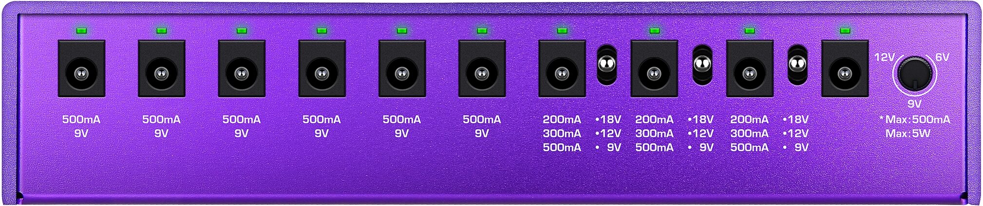 NUX Zeus 10-Port Isolated DC Power Supply 8 NUX Zeus 10-Port Isolated DC Power Supply
