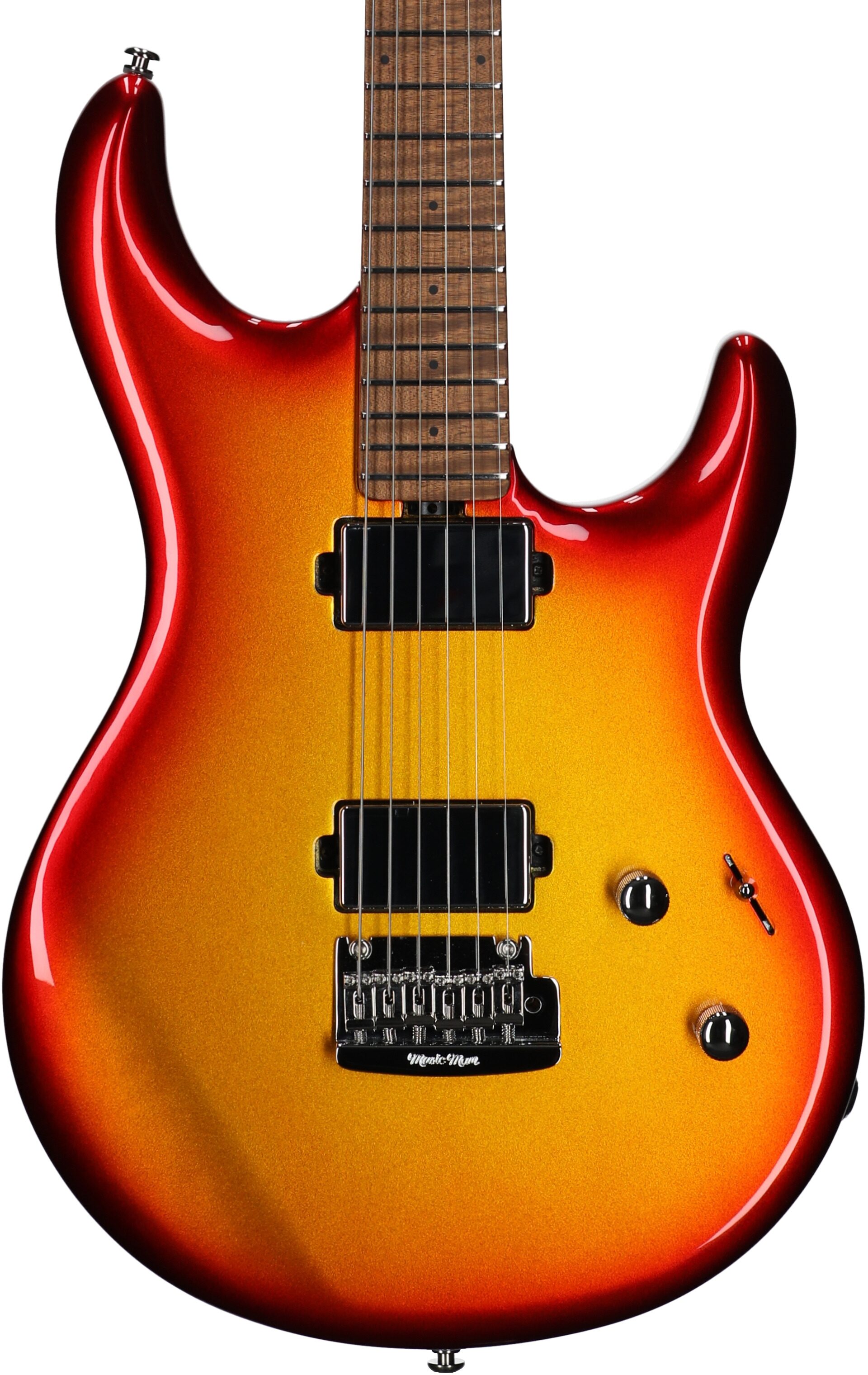 Ernie Ball Music Man Luke 4 HH Electric Guitar, Roasted Maple Fingerboard (with Case) 1 Ernie Ball Music Man Luke 4 HH Electric Guitar, Roasted Maple Fingerboard (with Case)