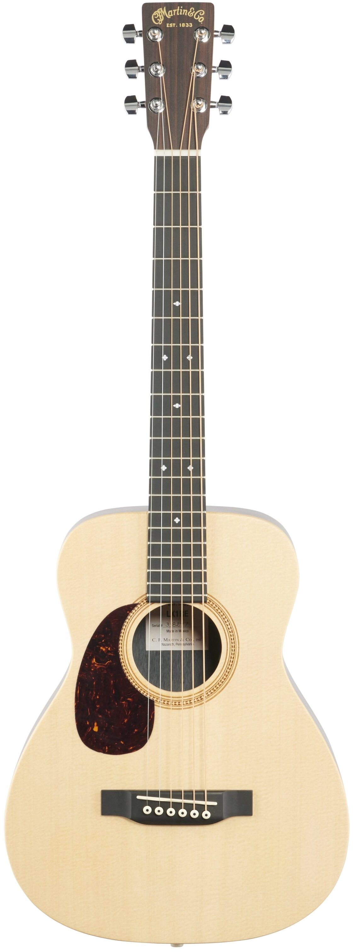 Martin LX1RE Little Martin Acoustic-Electric Guitar, Left-Handed (with Gig Bag) 2 Martin LX1RE Little Martin Acoustic-Electric Guitar, Left-Handed (with Gig Bag)